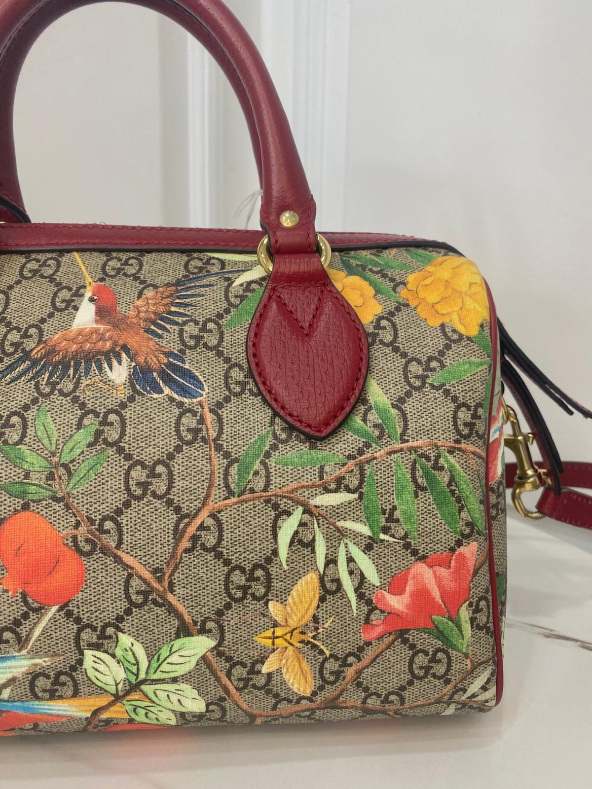 Gucci Tian GG Supreme Boston