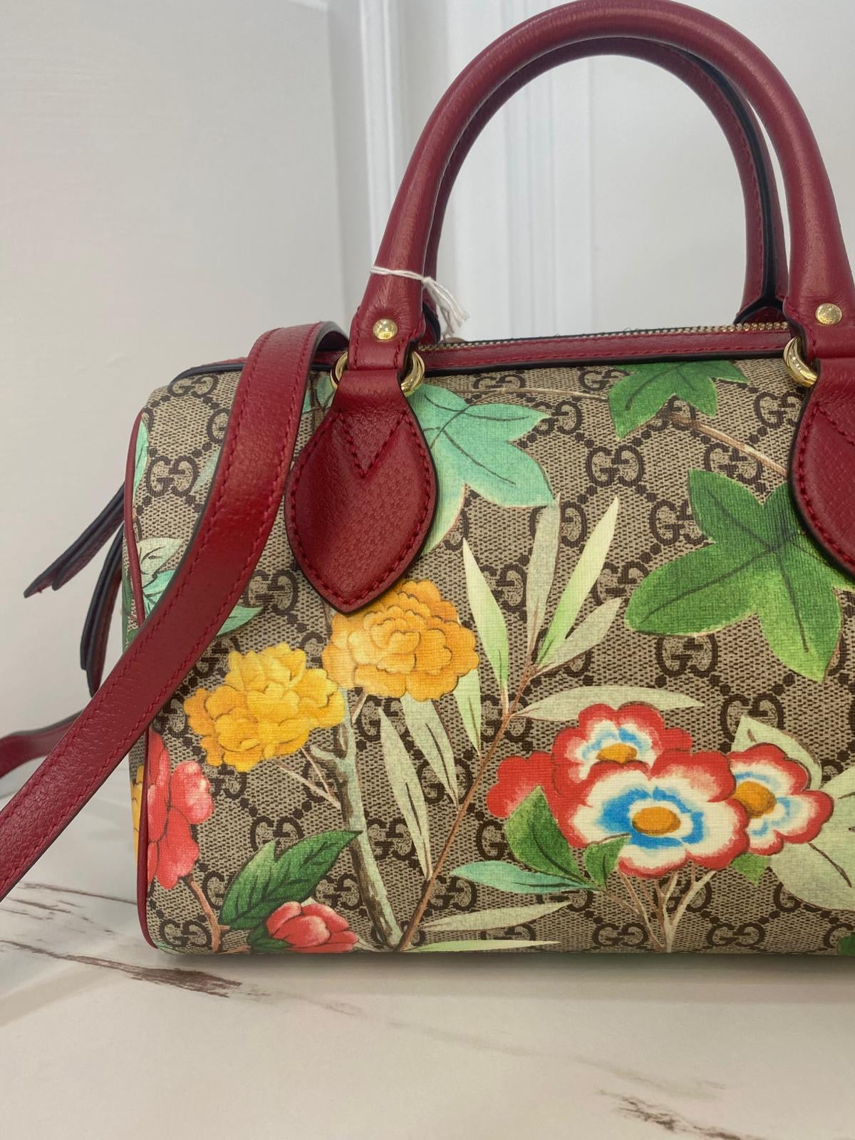 Gucci Tian GG Supreme Boston
