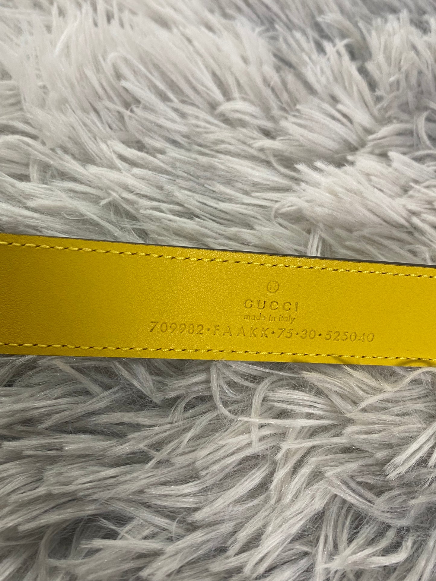 Cintura Gucci GG Sottile