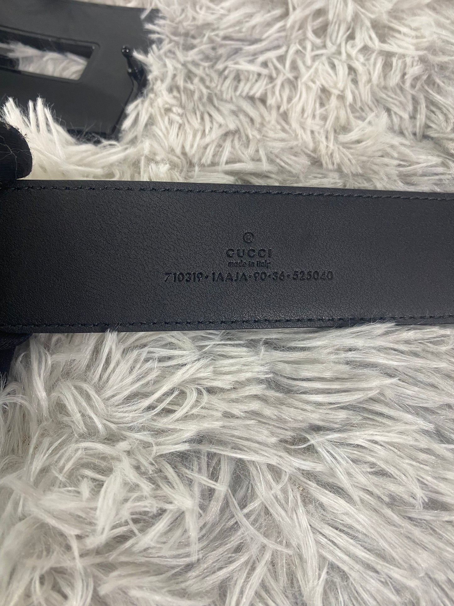 Cintura Gucci Square G Bicolore