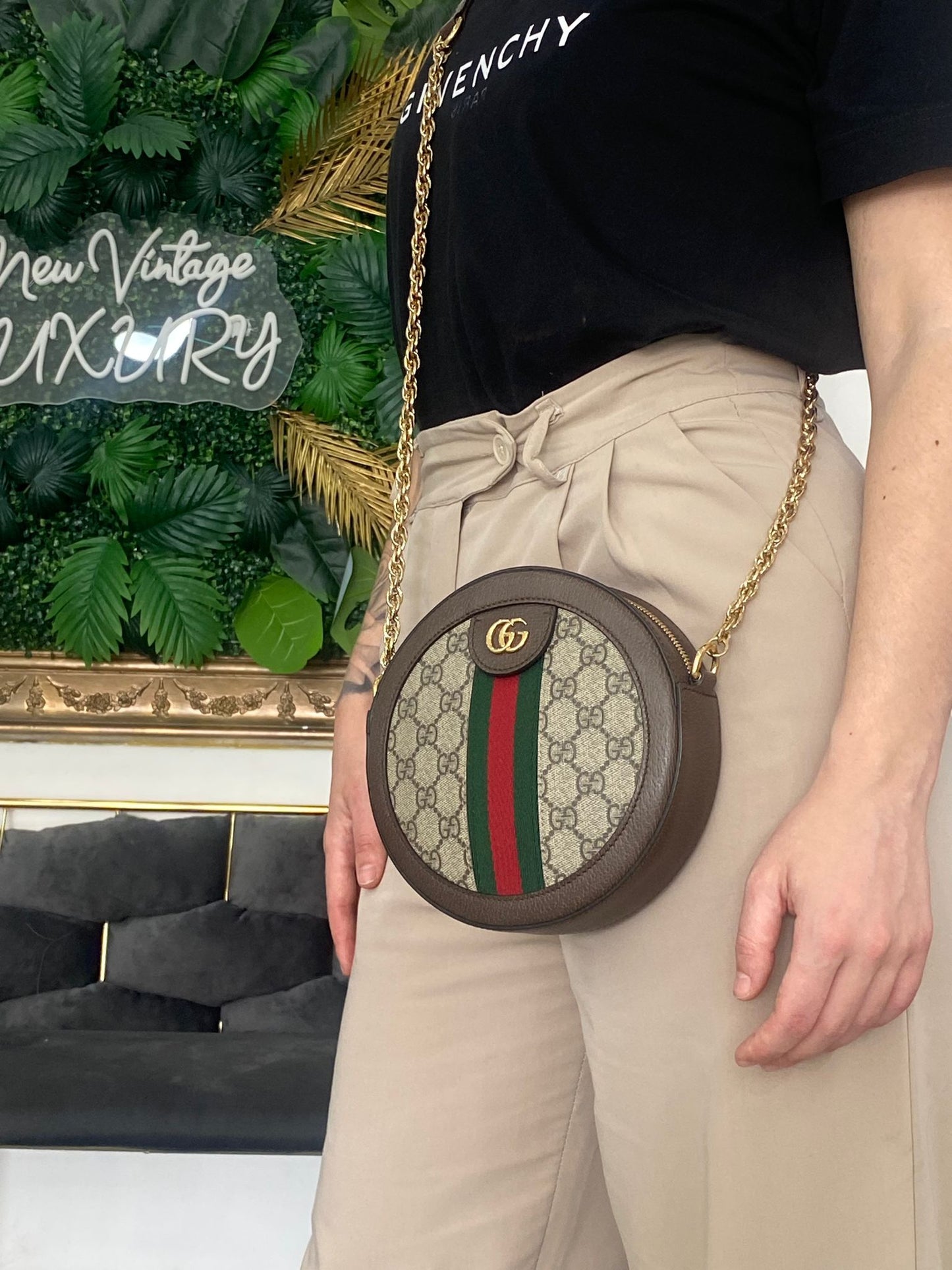 Borsa Gucci Ophidia Round