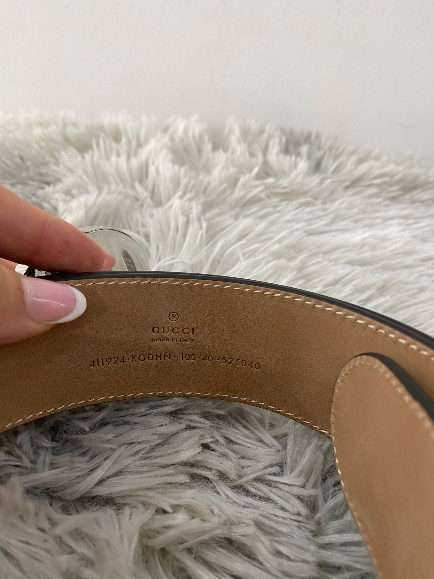 Cintura Gucci GG 100