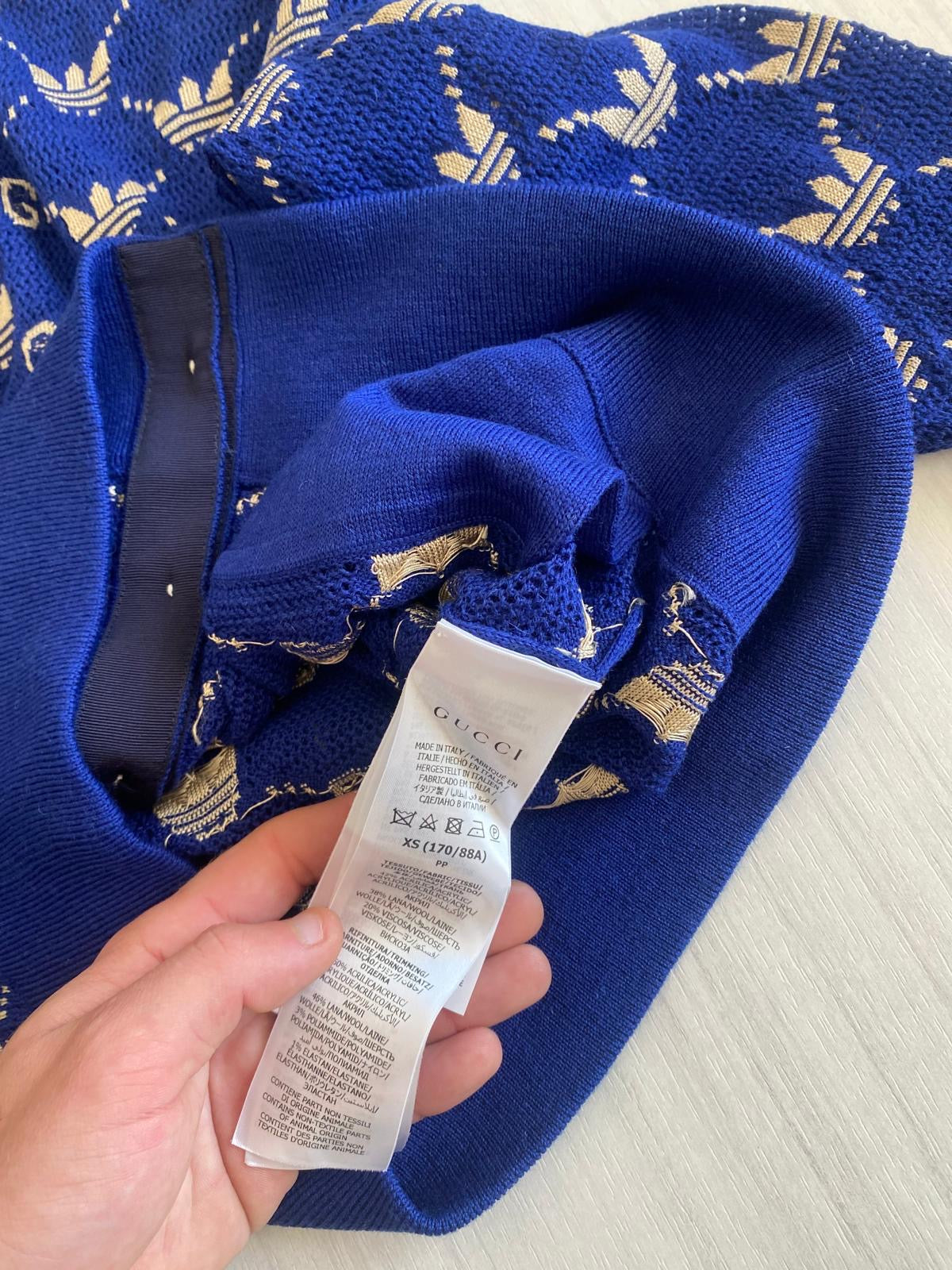 Cardigan Gucci X Adidas