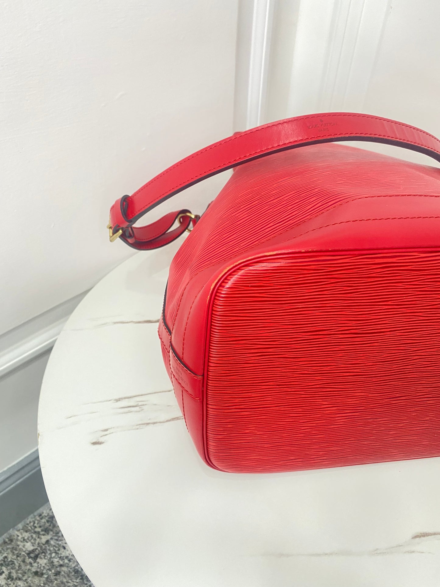 Louis Vuitton Noé Epi Rosso