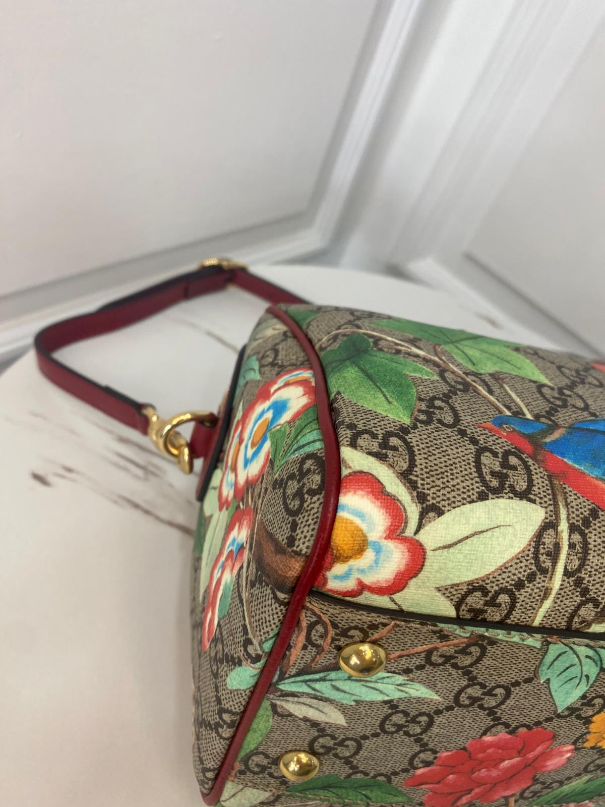 Gucci Tian GG Supreme Boston