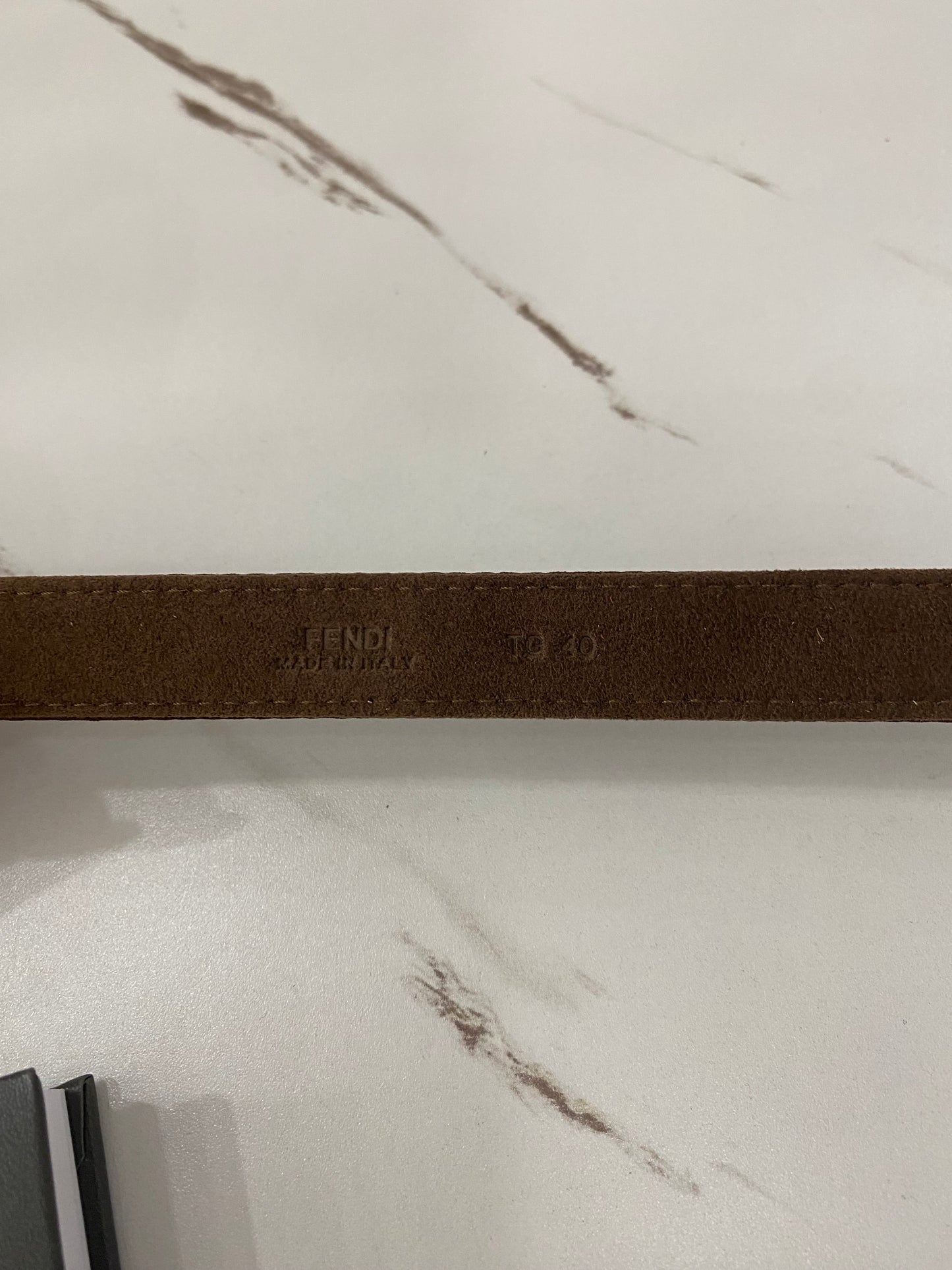 Cintura Fendi sottile FF 40