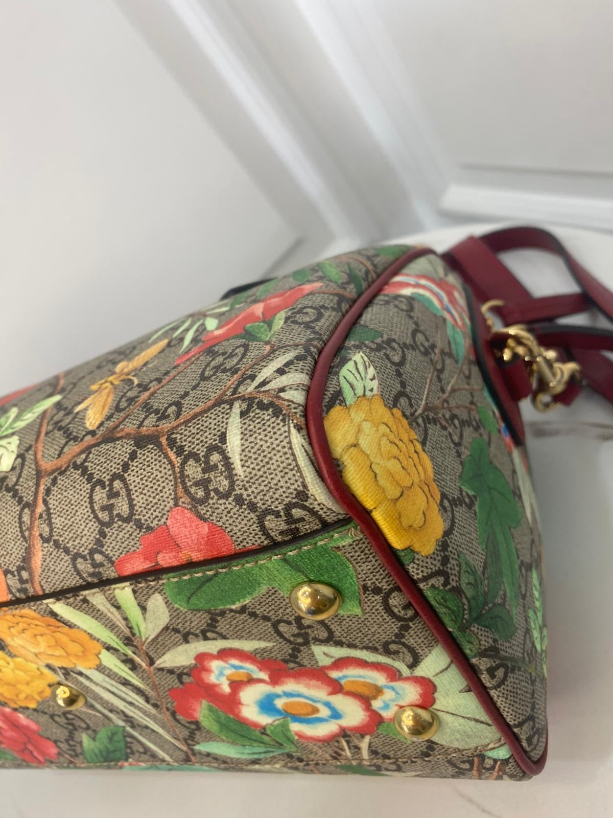 Gucci Tian GG Supreme Boston
