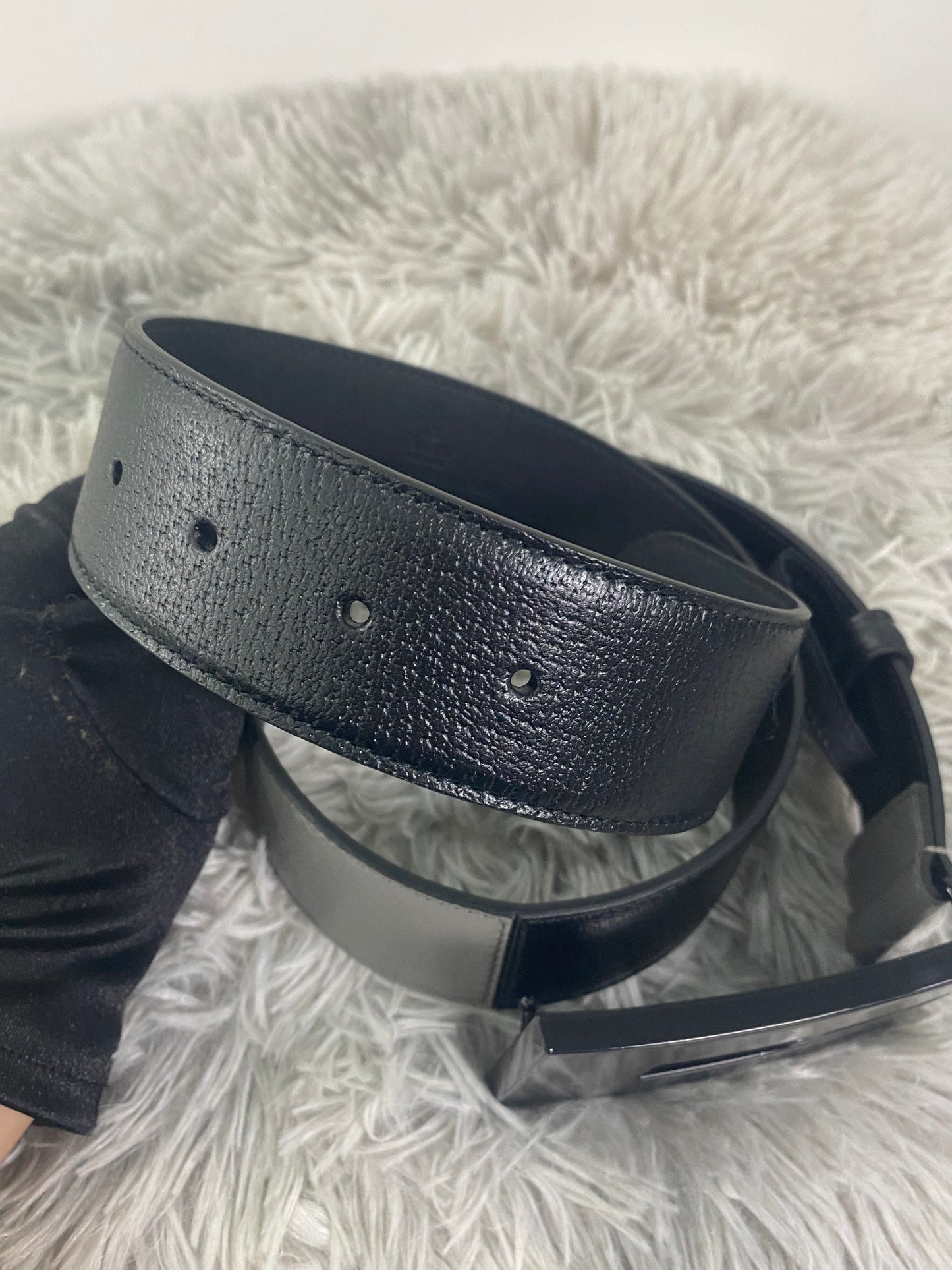 Cintura Gucci Square G Bicolore