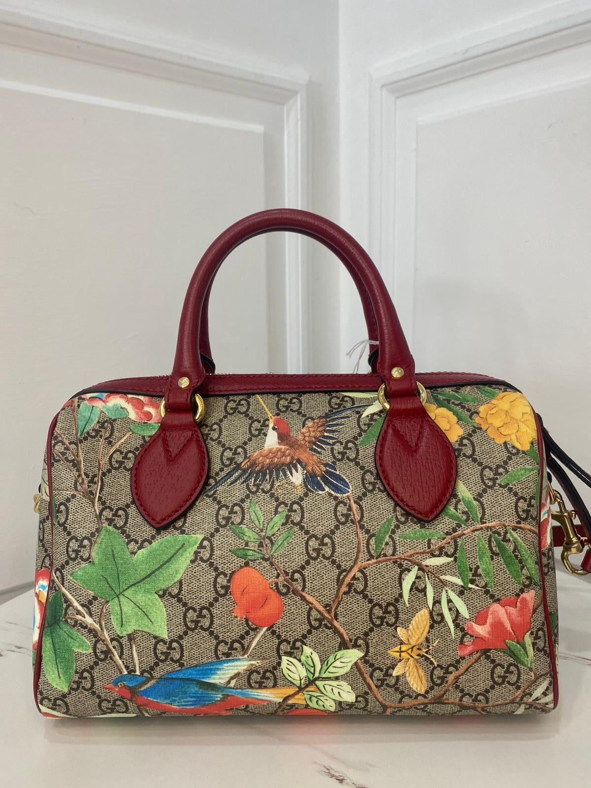 Gucci Tian GG Supreme Boston