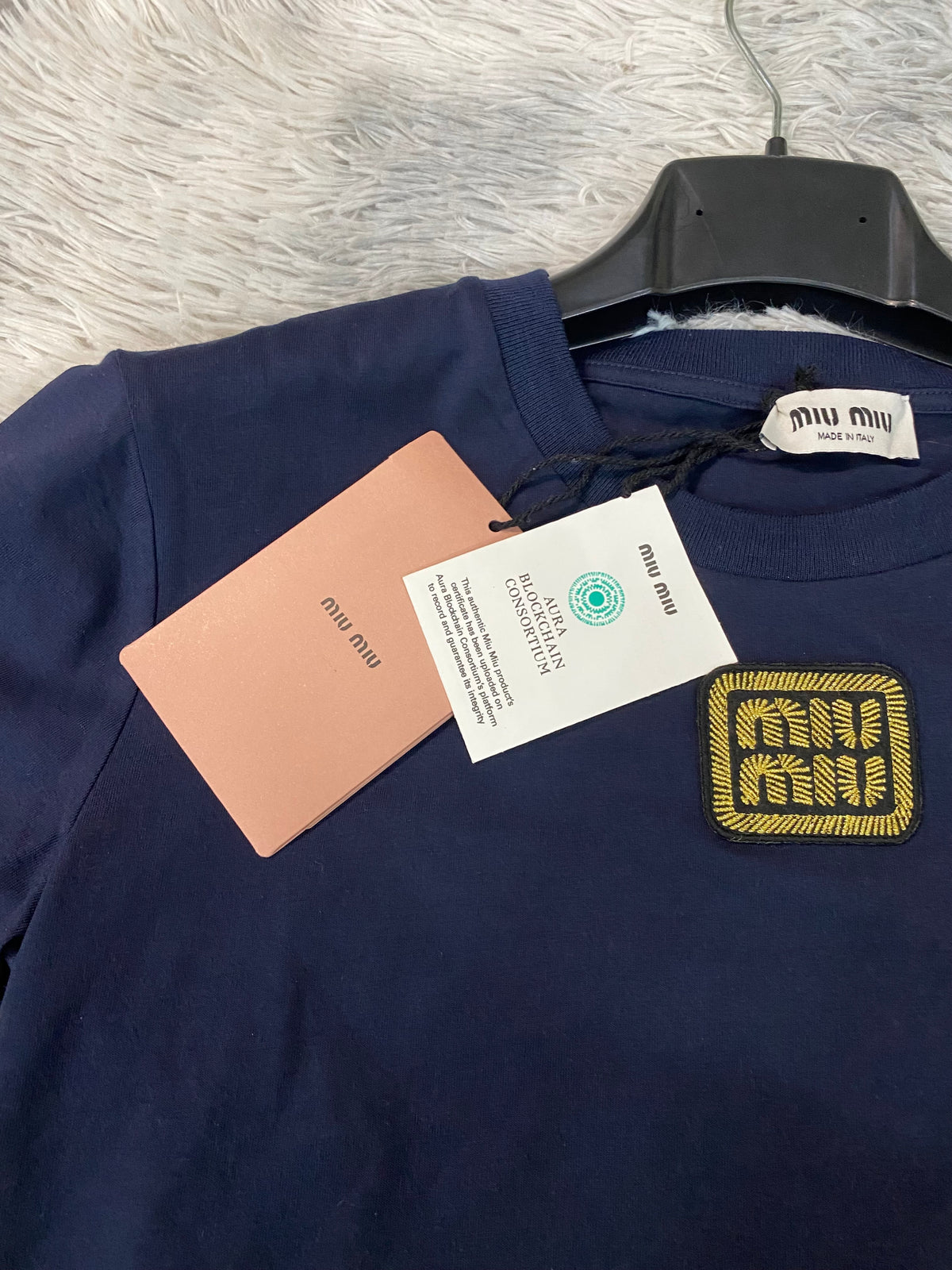 T-shirt corta Miu Miu