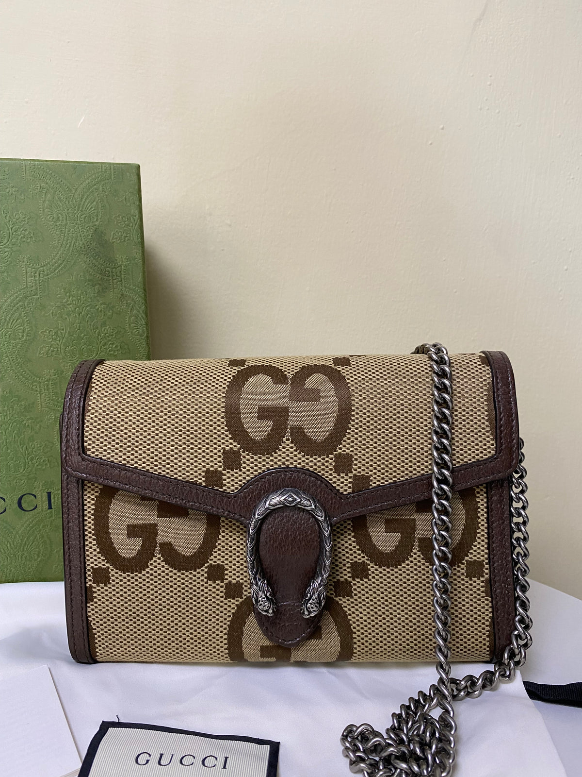 Borsa Gucci Dionysus Wallet Jumbo GG