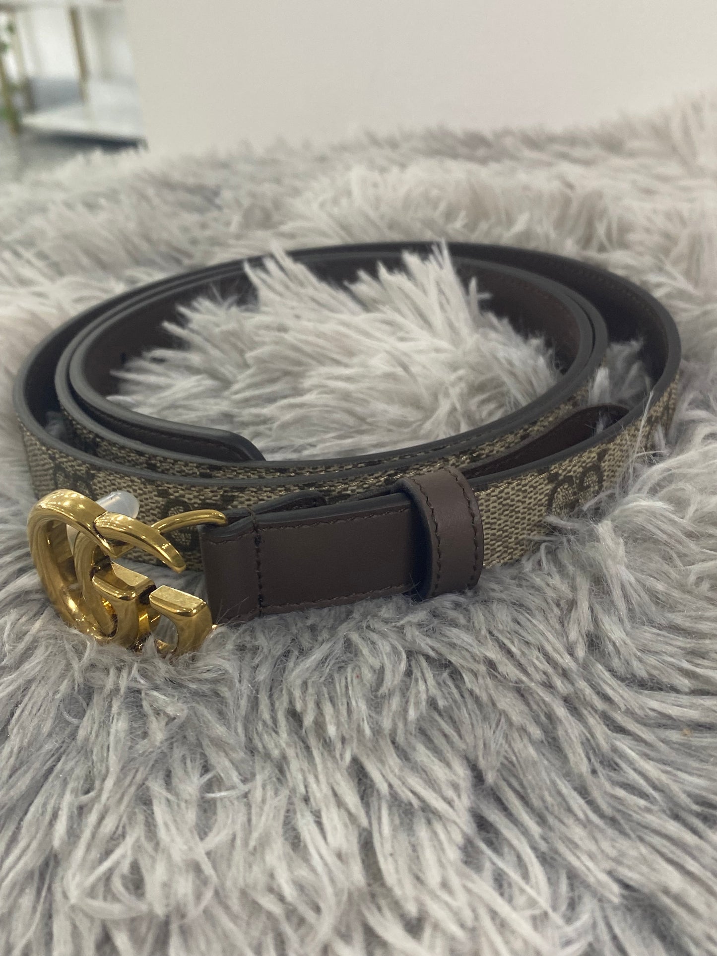 Cintura Gucci GG Sottile