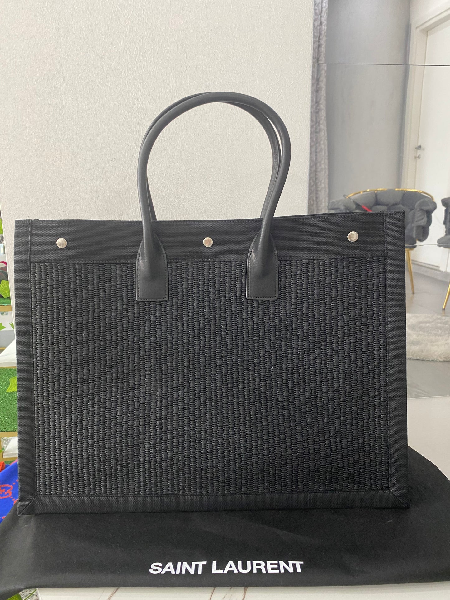 Borsa Saint Laurent Rive Gauche Tote Bag