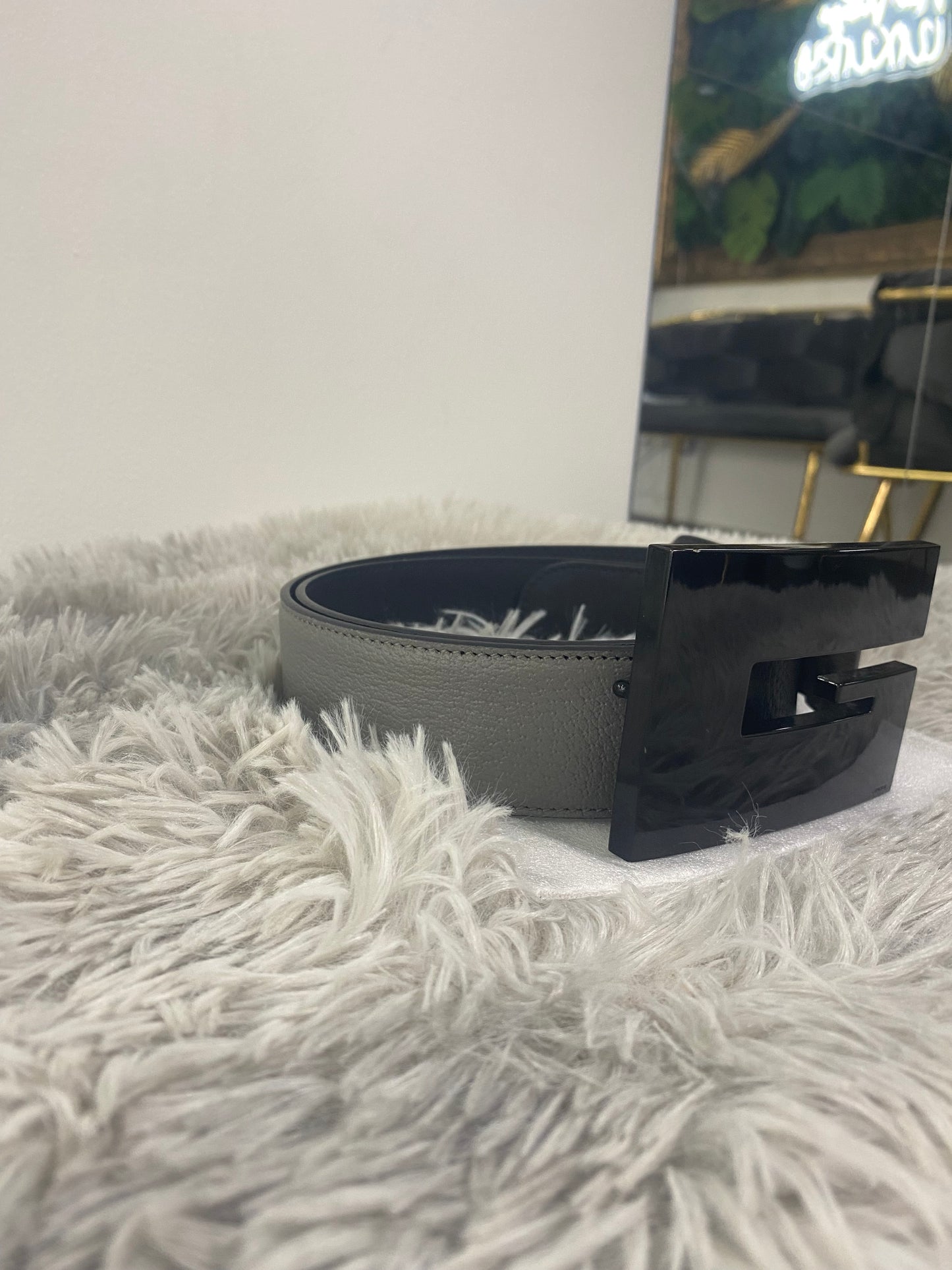 Cintura Gucci Square G Bicolore