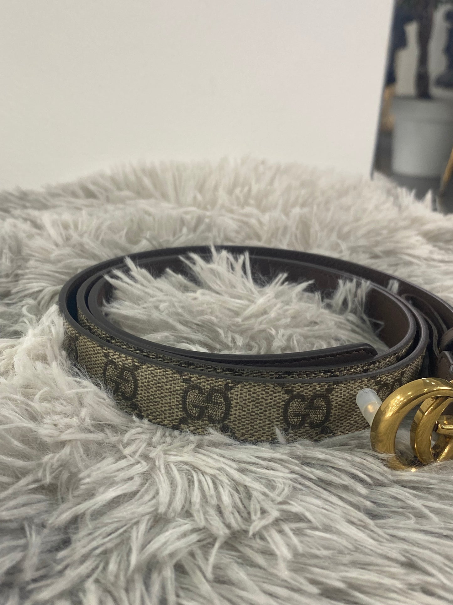 Cintura Gucci GG Sottile