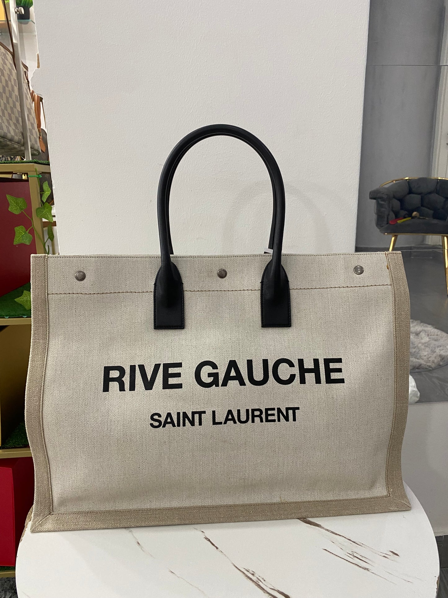 Borsa Tote Saint Laurent Rive Gauche
