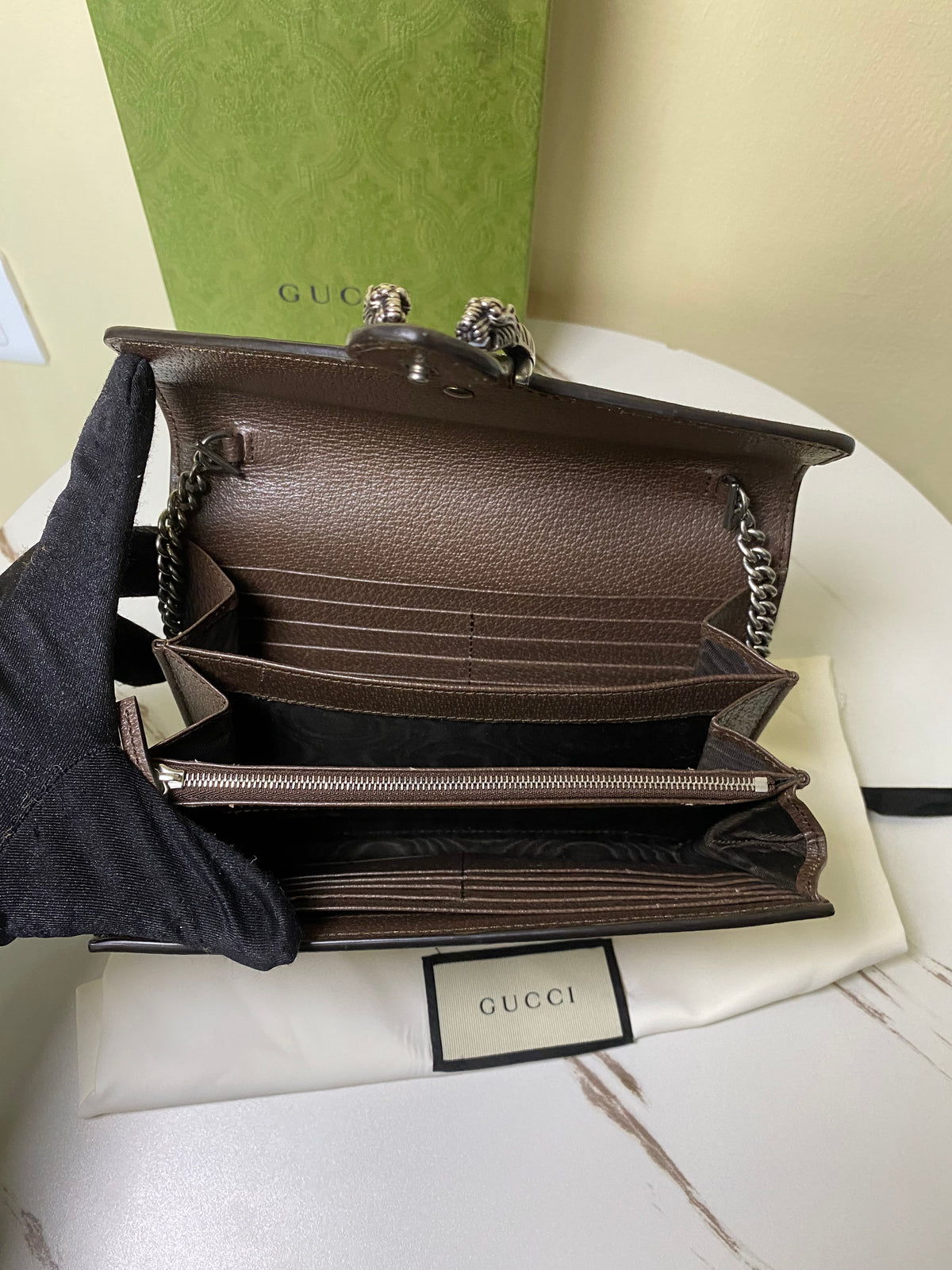 Borsa Gucci Dionysus Wallet Jumbo GG