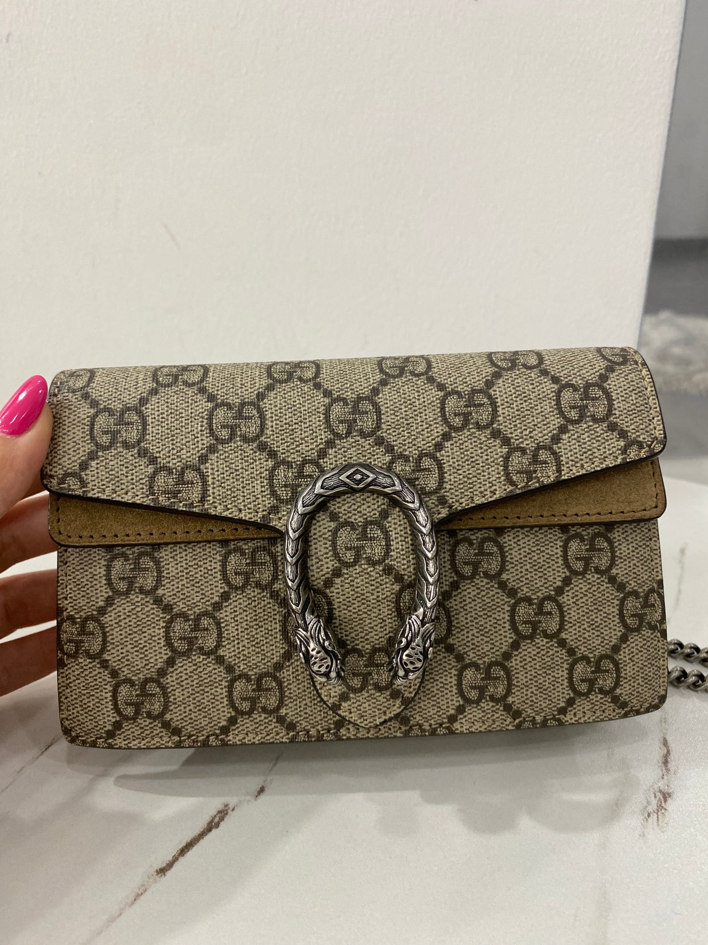 Borsa Gucci Mini Dionysus GG