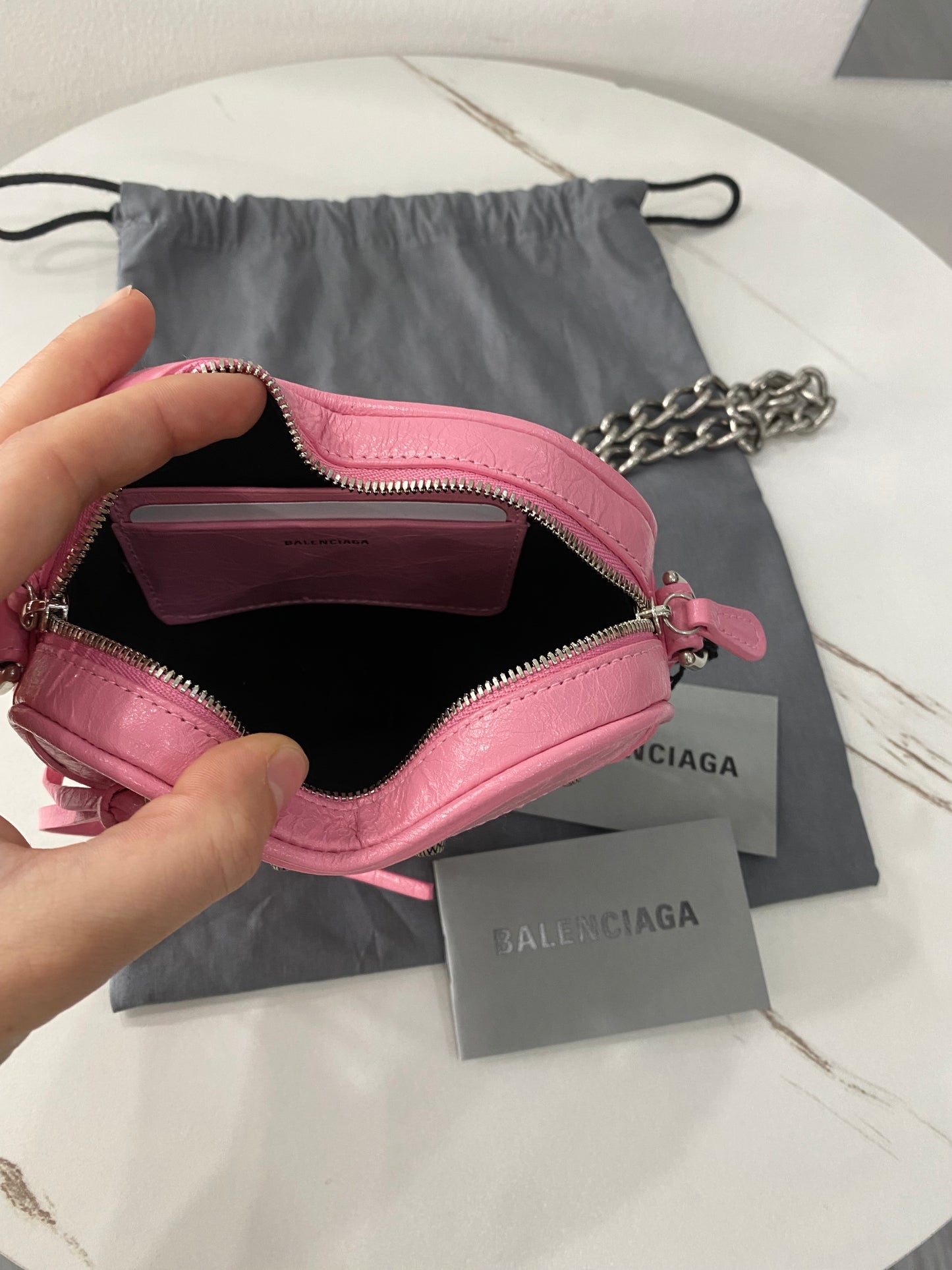 Borsetta Balenciaga Le Cagole Heart Mini