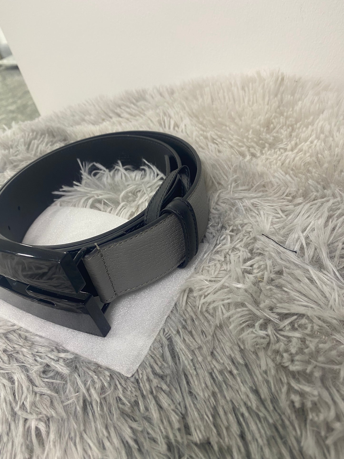 Cintura Gucci Square G Bicolore