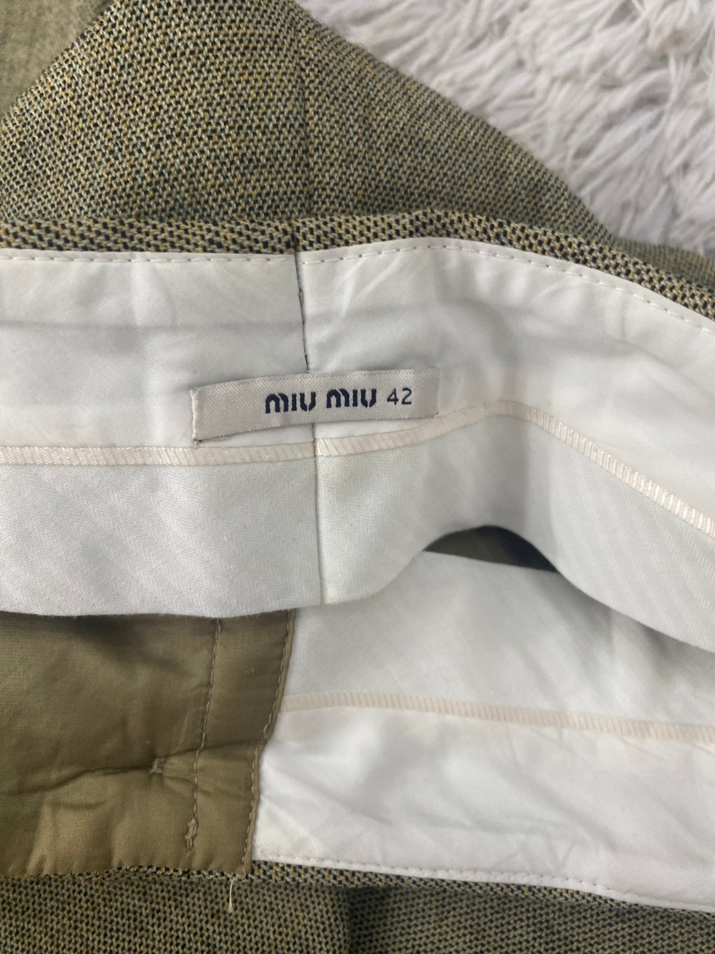 Pantalone Classico Miu Miu