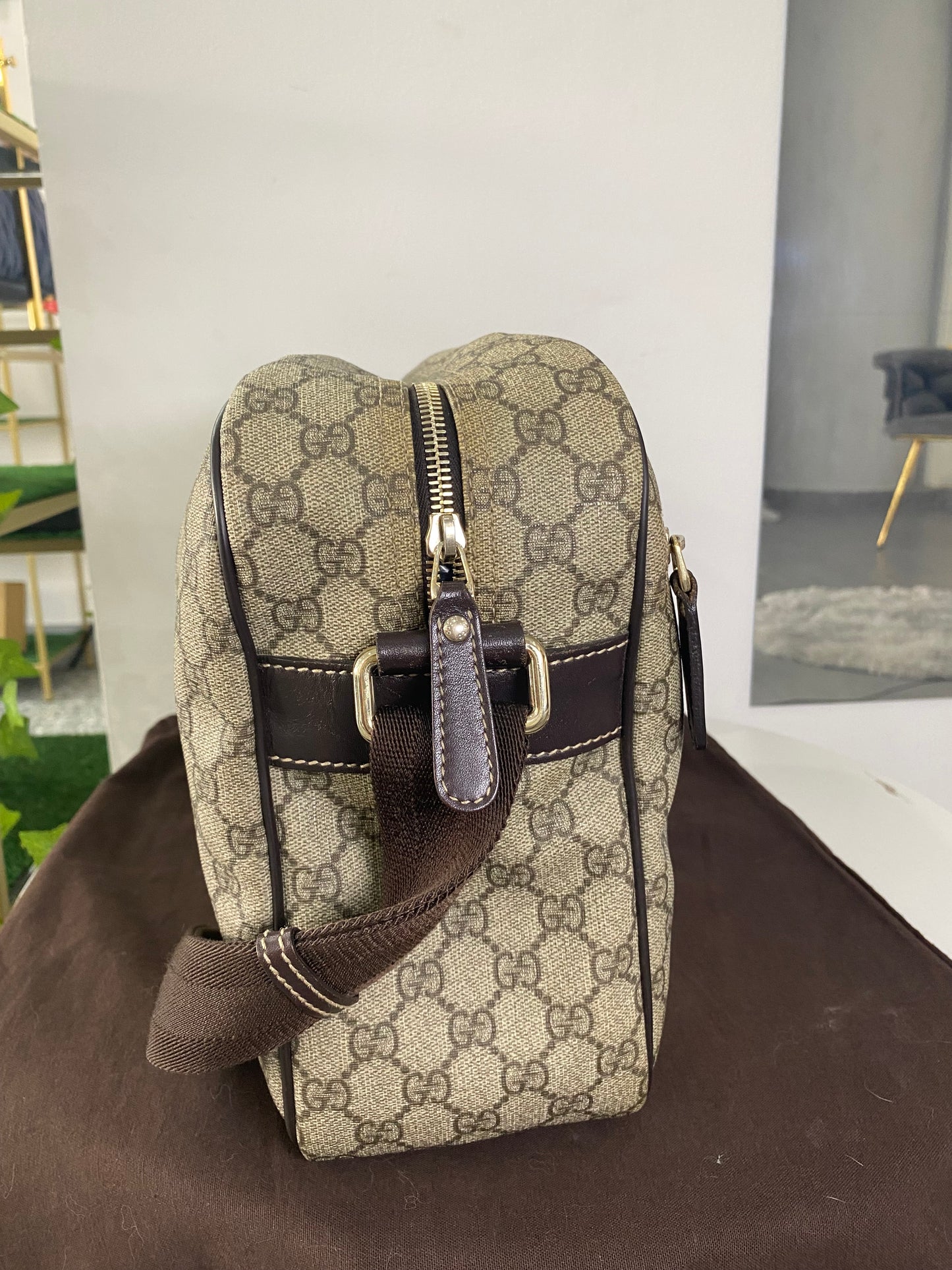 Borsa a tracolla Gucci Messenger GG