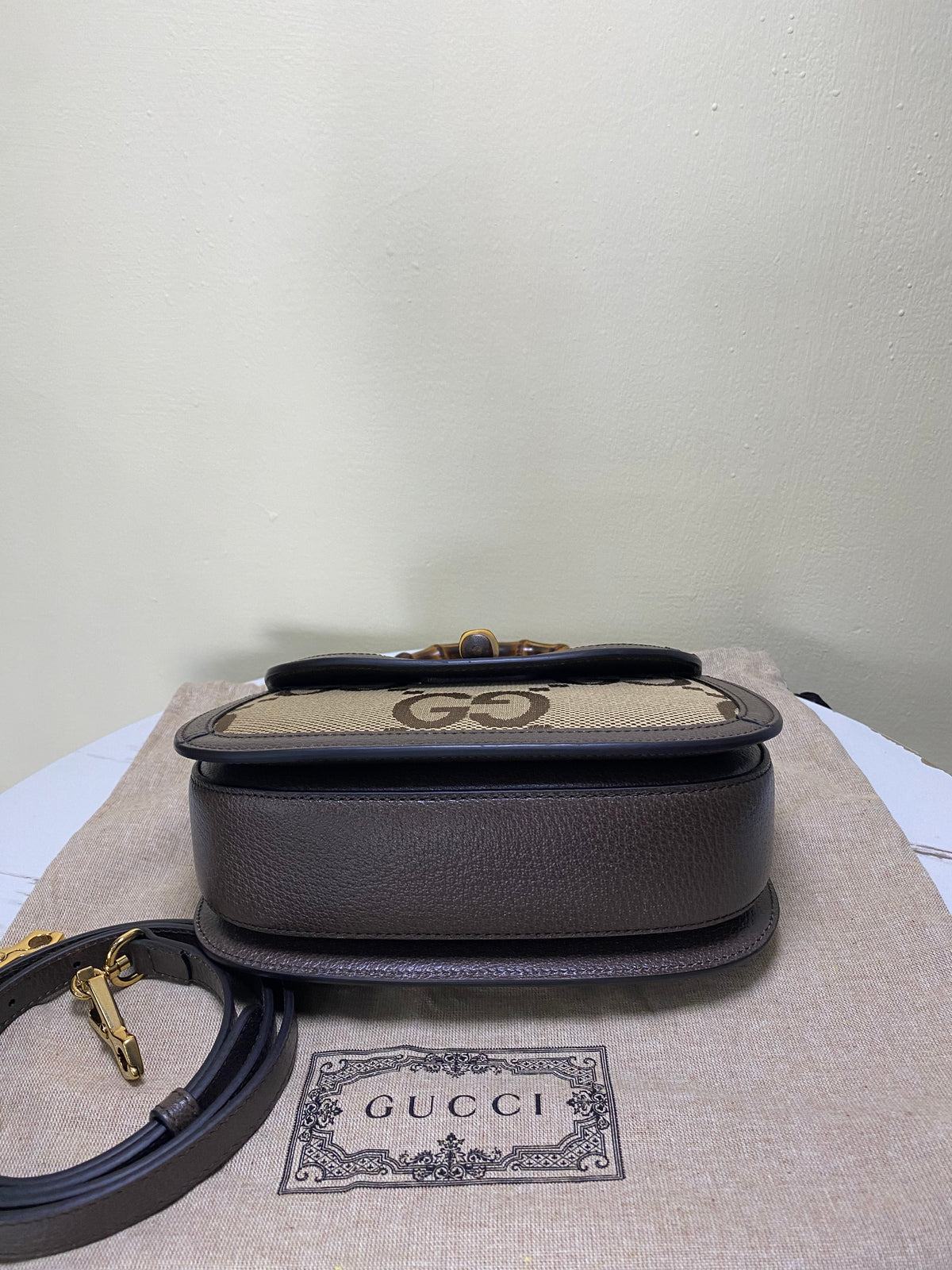 Borsa Gucci Bamboo Small Jumbo GG