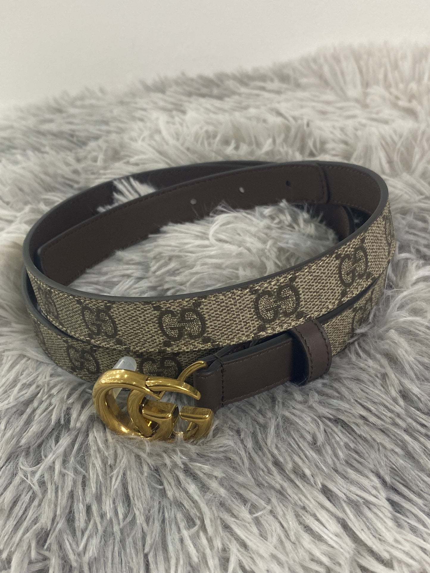 Cintura Gucci GG Sottile