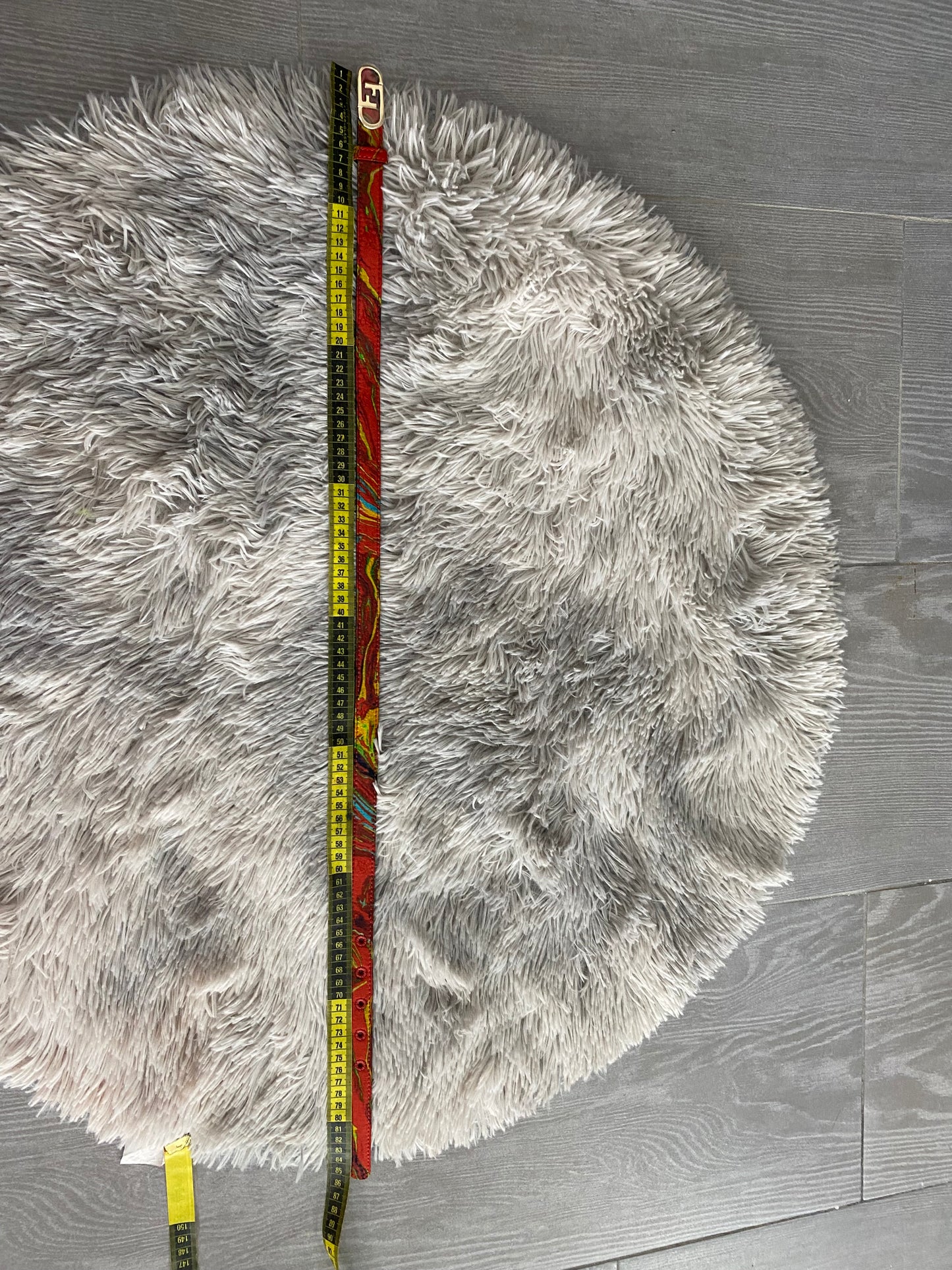 Cintura Fendi sottile FF 38