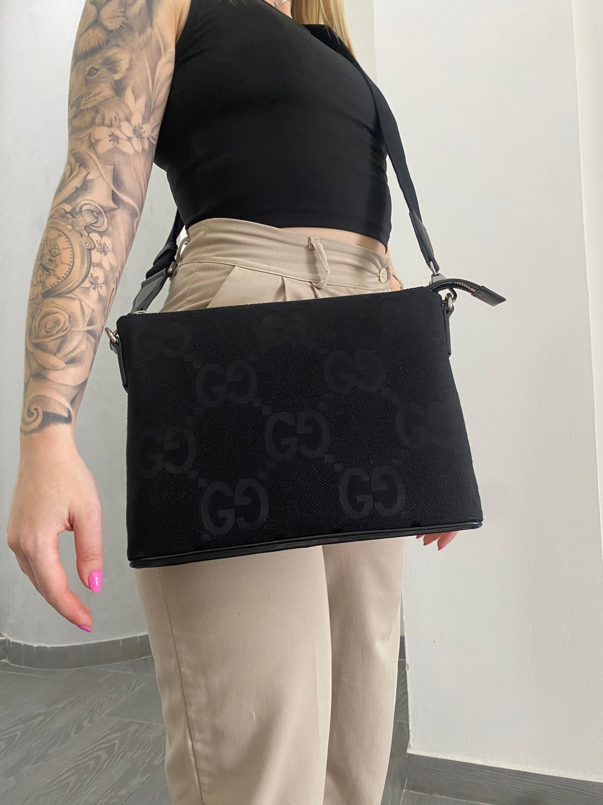 Borsa/Pochette Gucci Jumbo GG