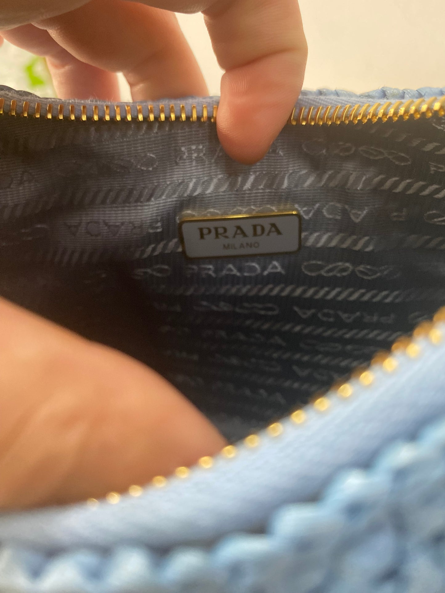 Borsa Prada Re-Edition 2005 in crochet