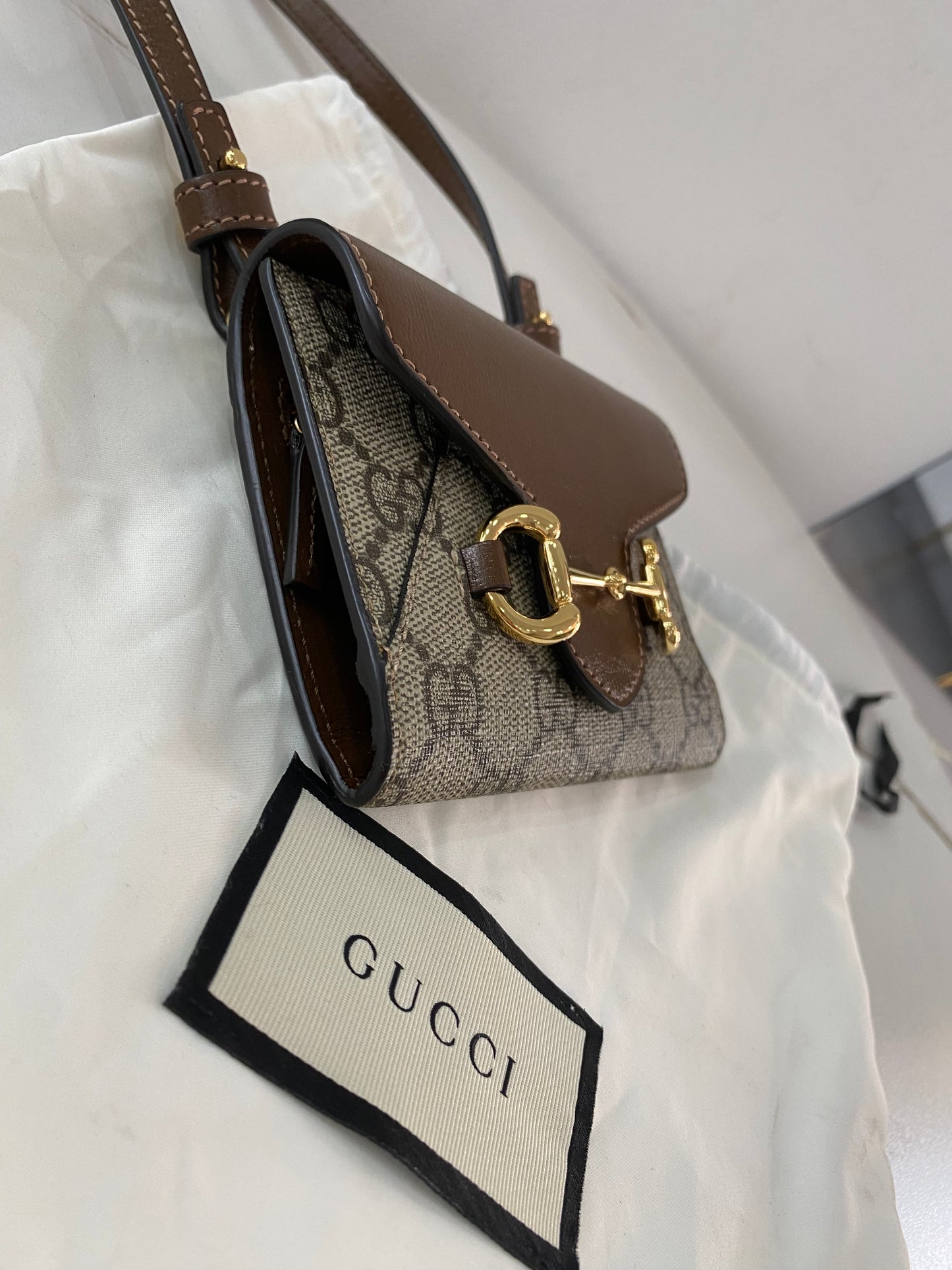 Portafoglio a Tracolla Gucci Horsebit