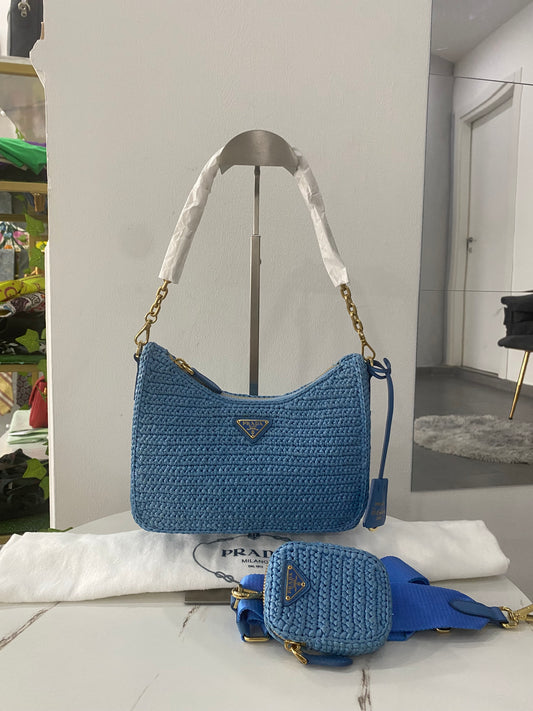 Borsa Prada Re-Edition 2005 in crochet