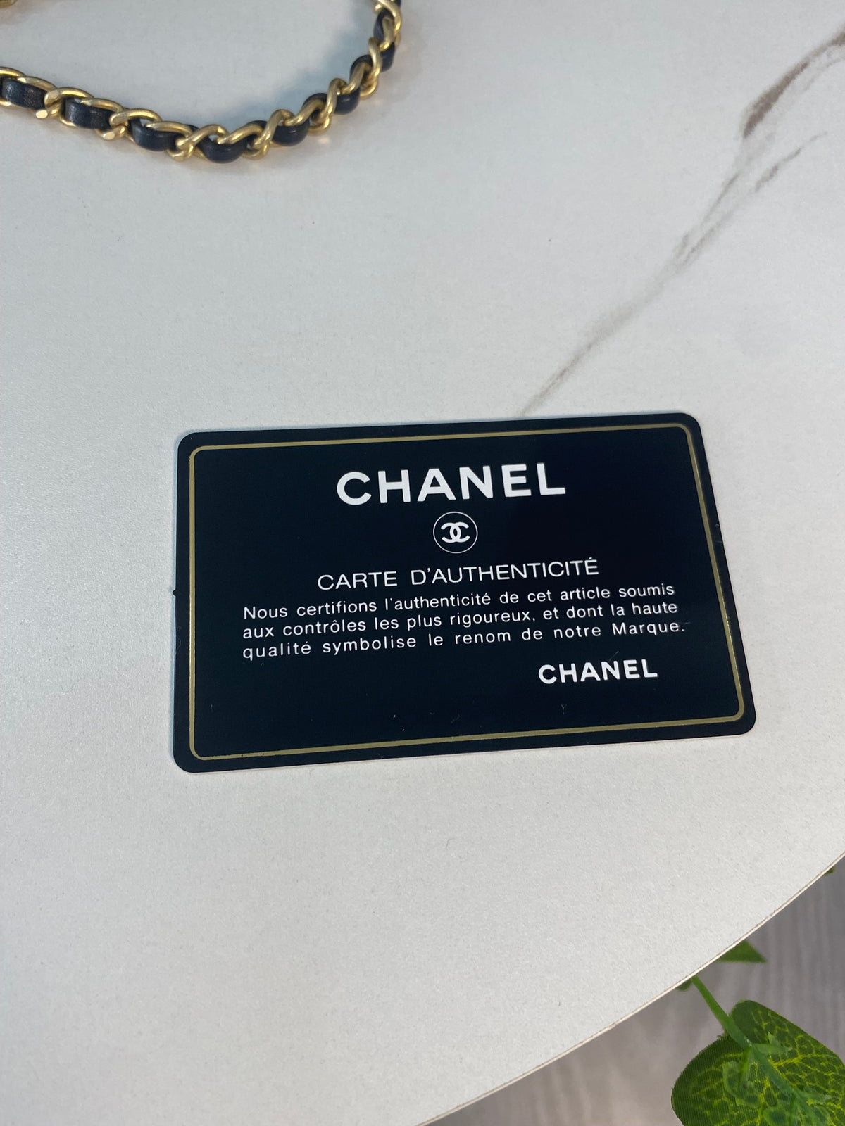 Borsa Chanel Classic Pearl Chain Flap Bag