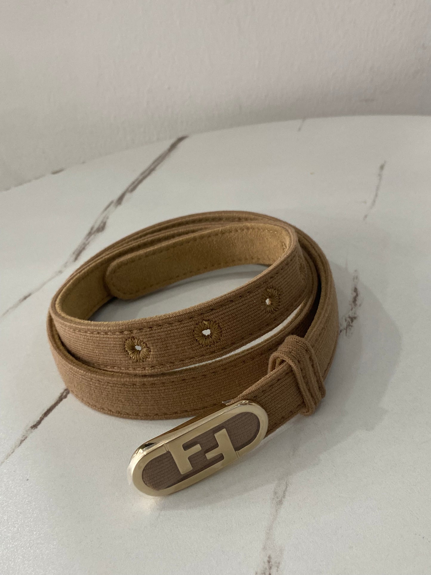 Cintura Fendi sottile FF 40