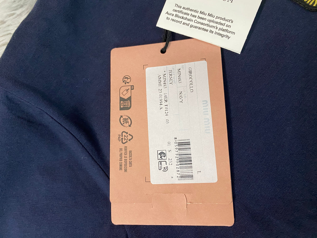 T-shirt corta Miu Miu