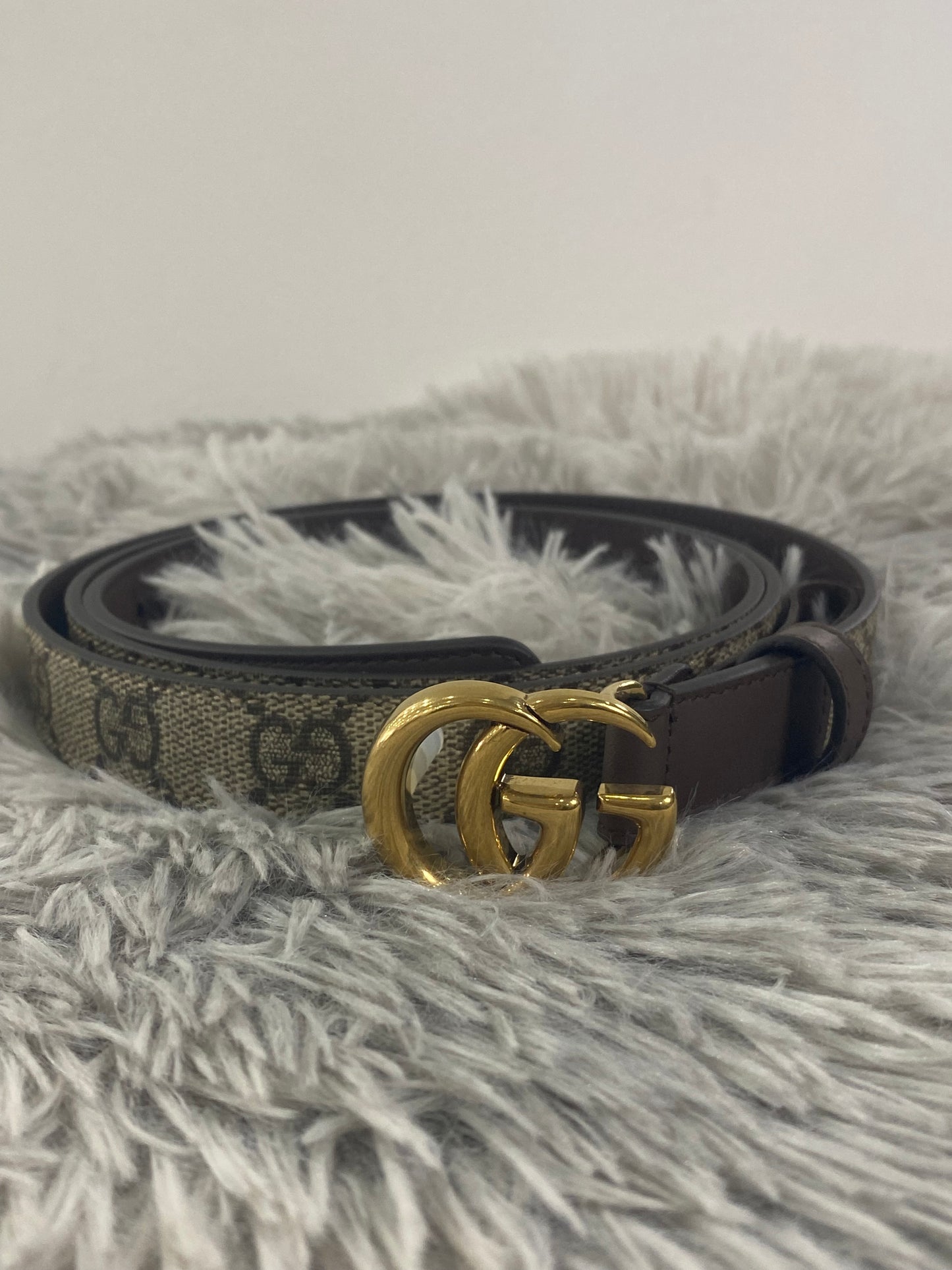 Cintura Gucci GG Sottile