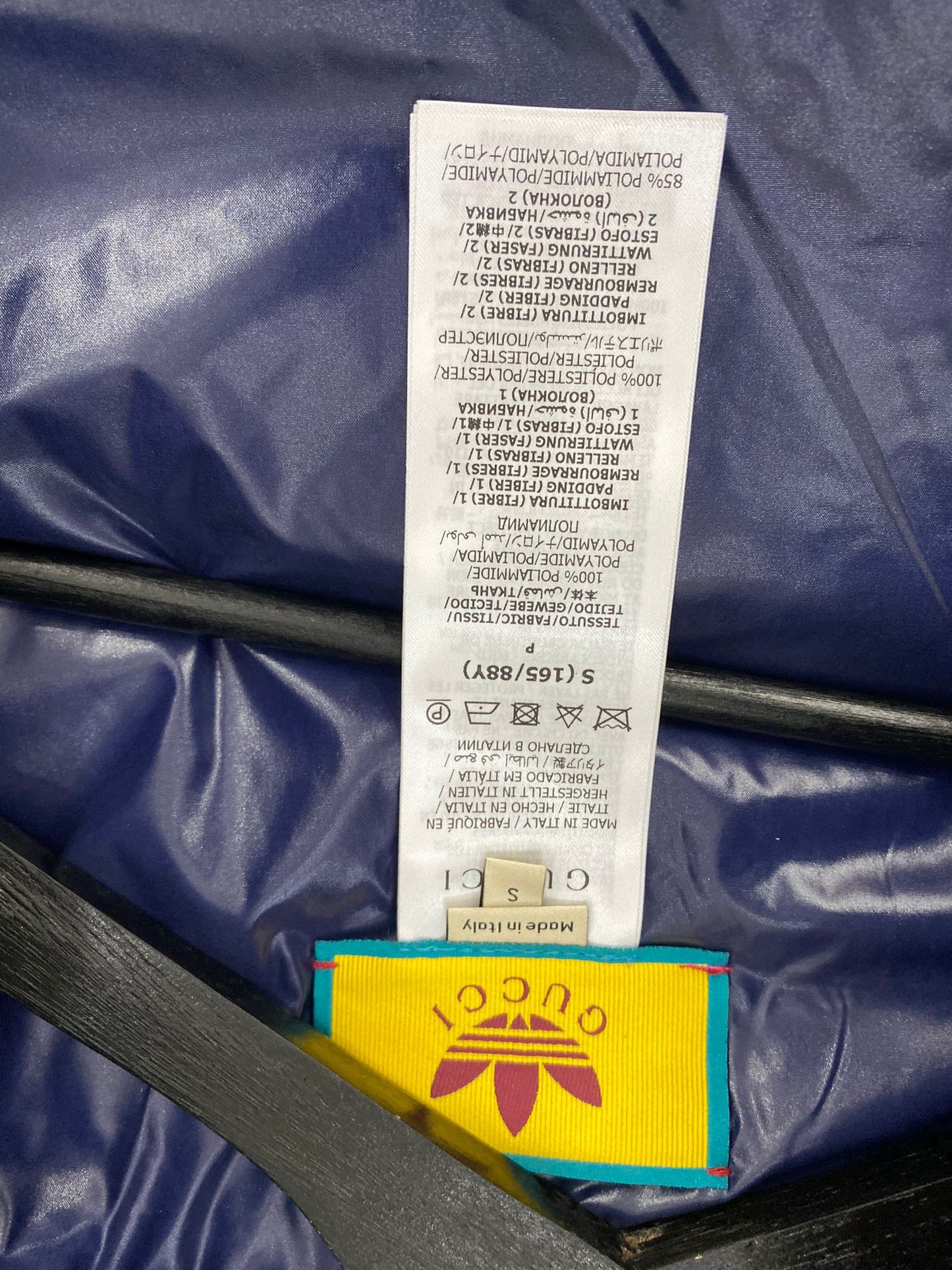 Piumino a Mantella Gucci X Adidas