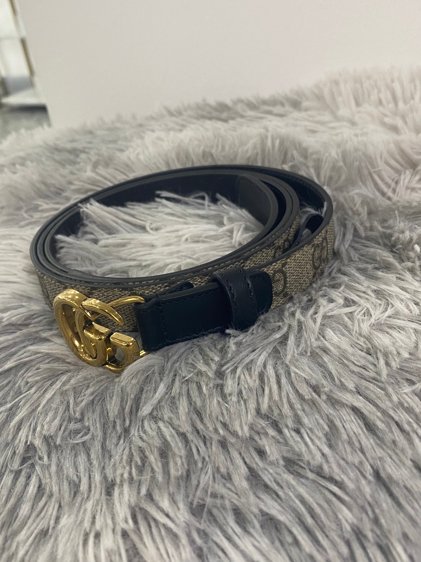 Cintura Gucci GG Sottile