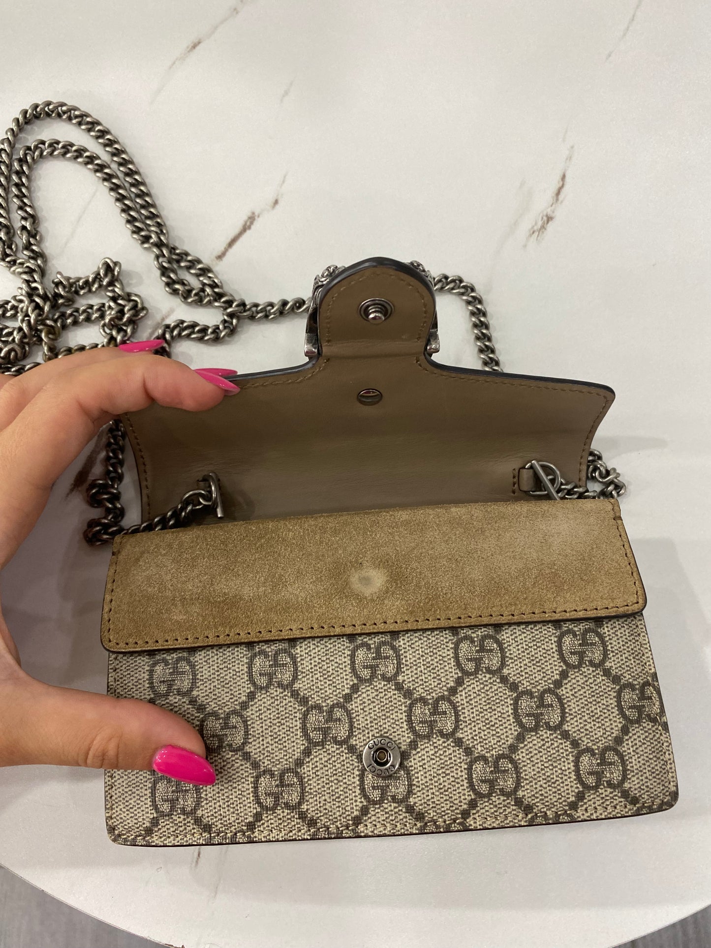 Borsa Gucci Mini Dionysus GG