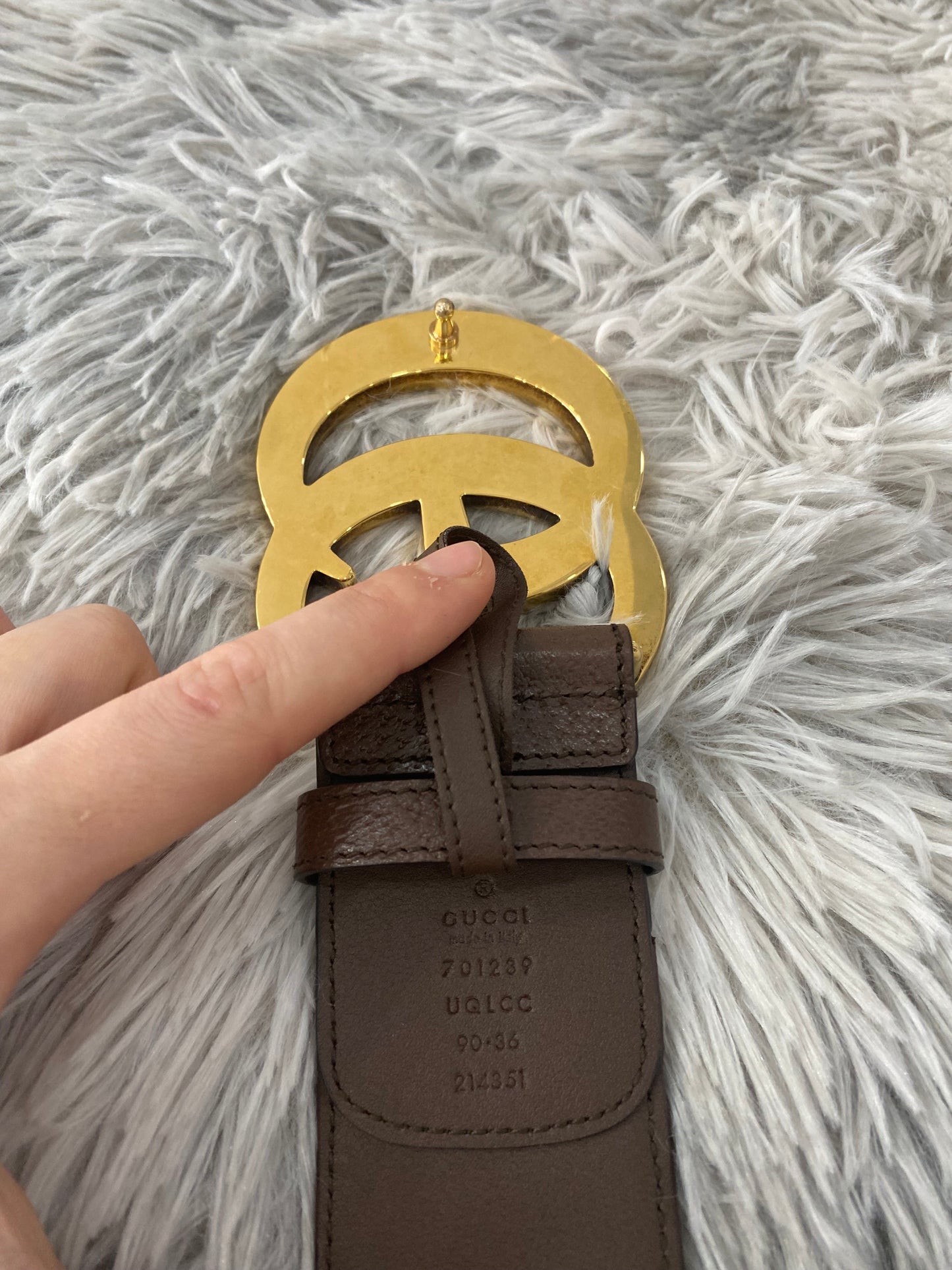 Cintura Gucci GG Jumbo