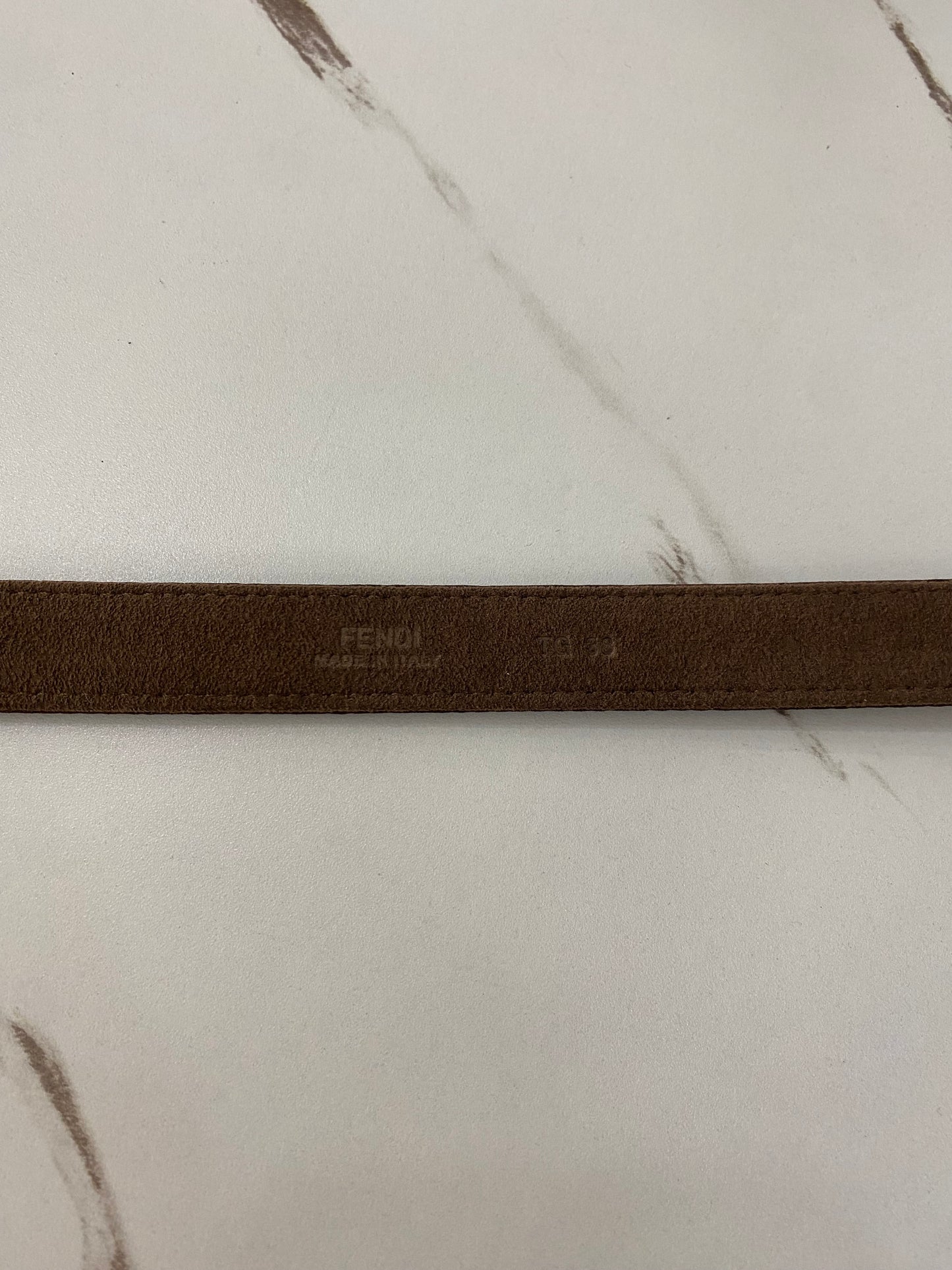 Cintura Fendi sottile FF 38
