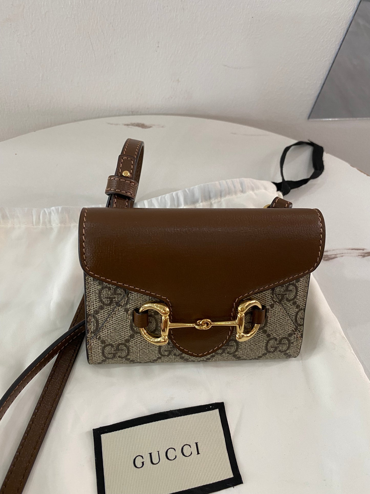 Portafoglio a Tracolla Gucci Horsebit
