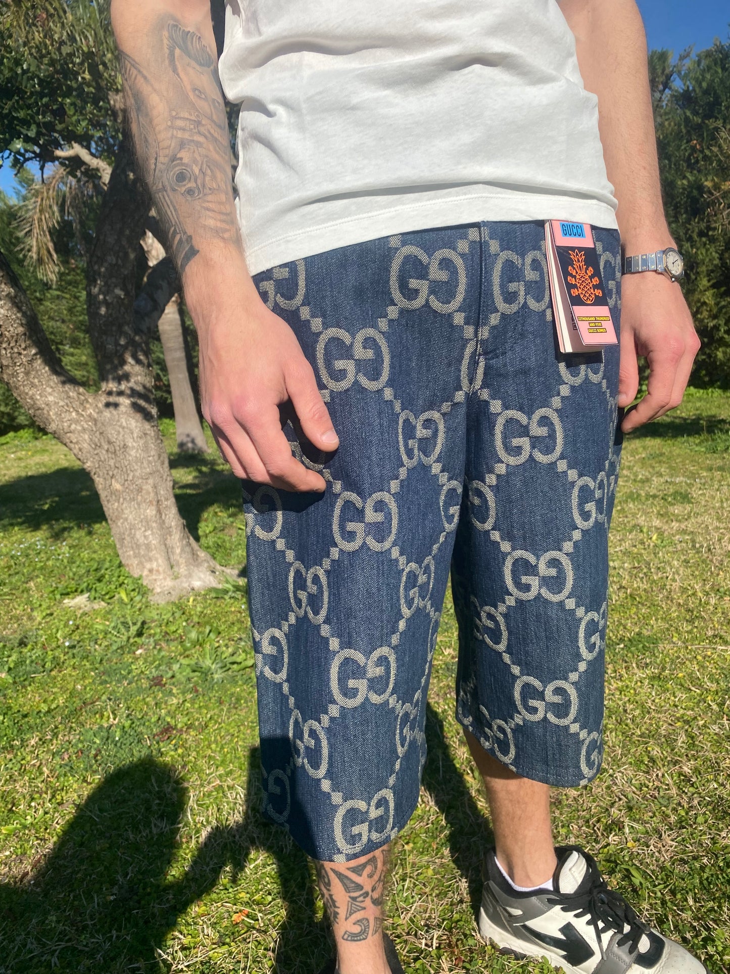 Pantaloncini Gucci Bermuda Jumbo GG