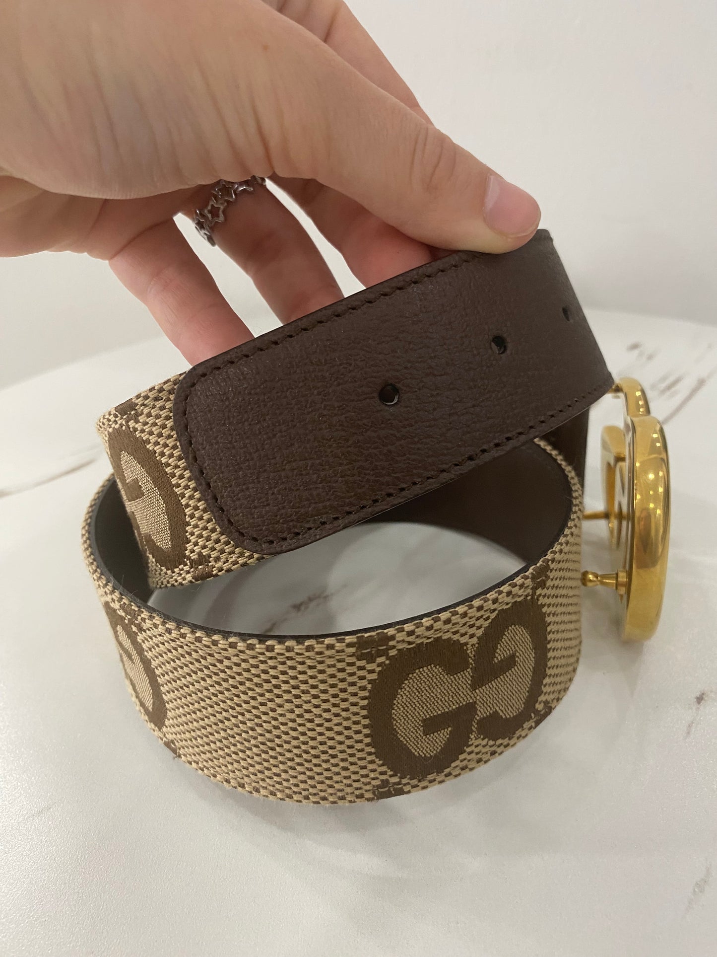 Cintura Gucci GG Jumbo
