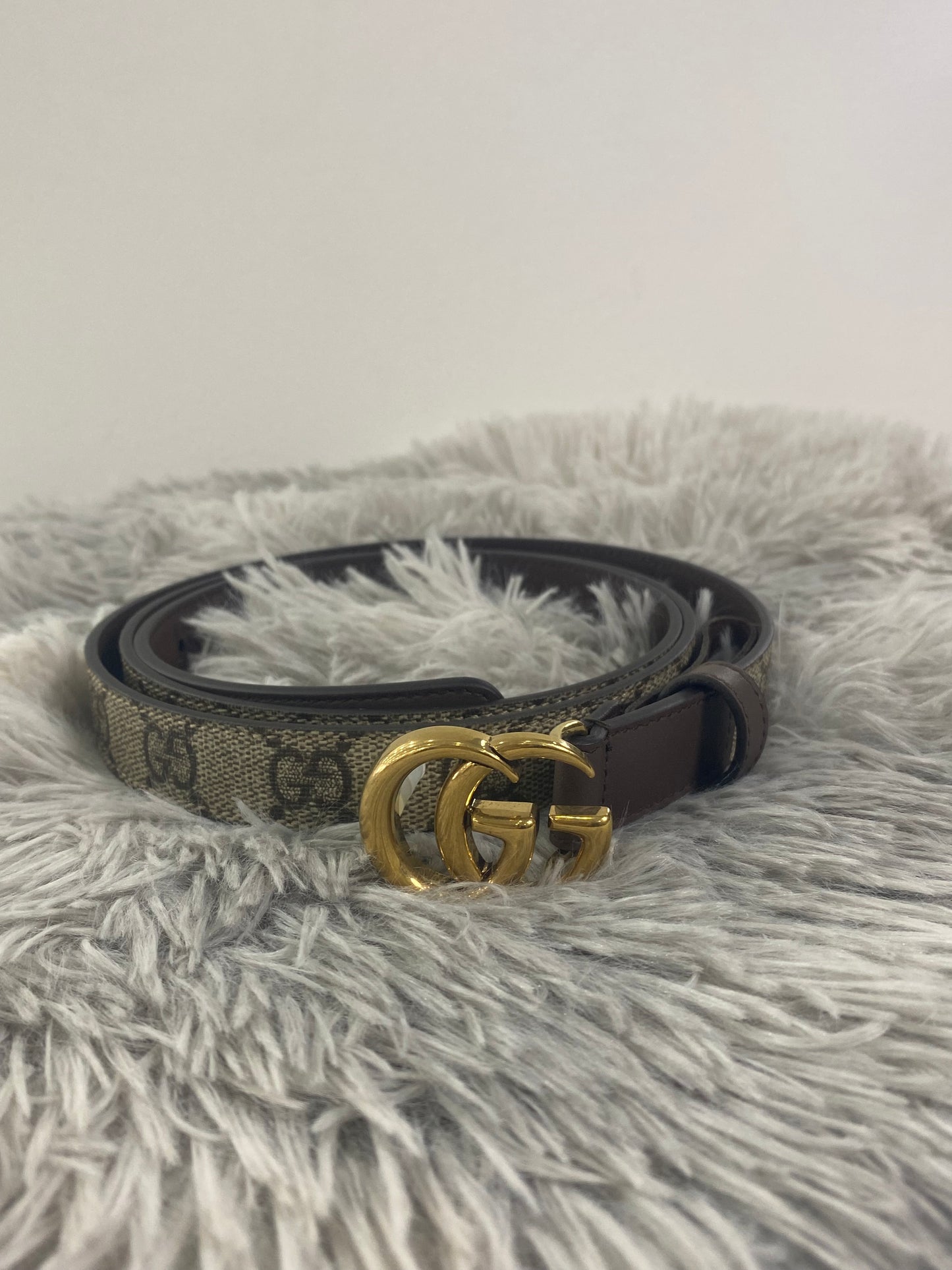 Cintura Gucci GG Sottile