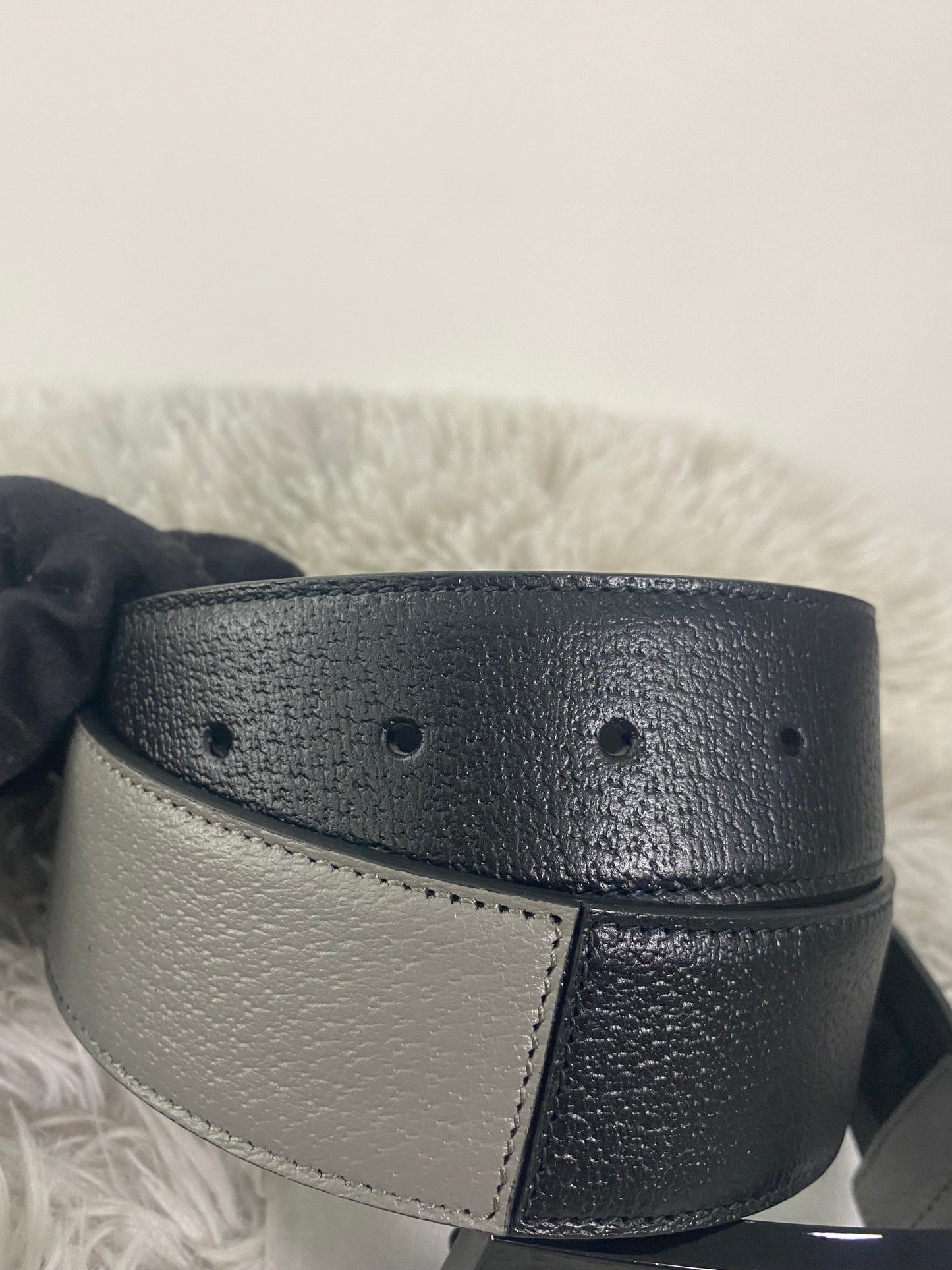 Cintura Gucci Square G Bicolore