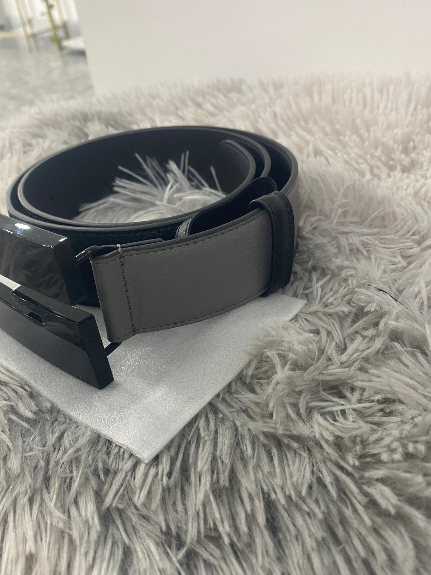 Cintura Gucci Square G Bicolore