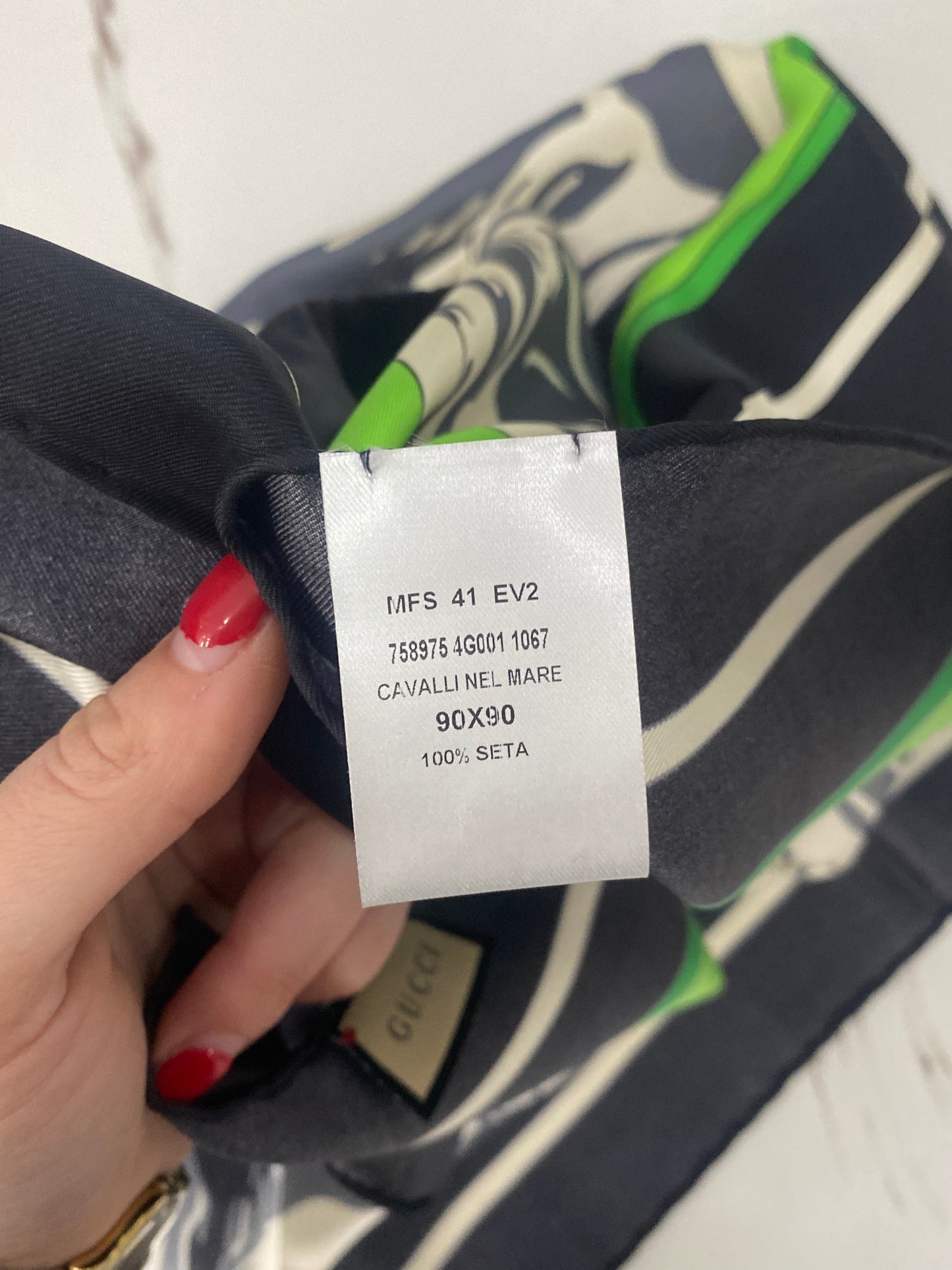 Sciarpa Gucci in seta