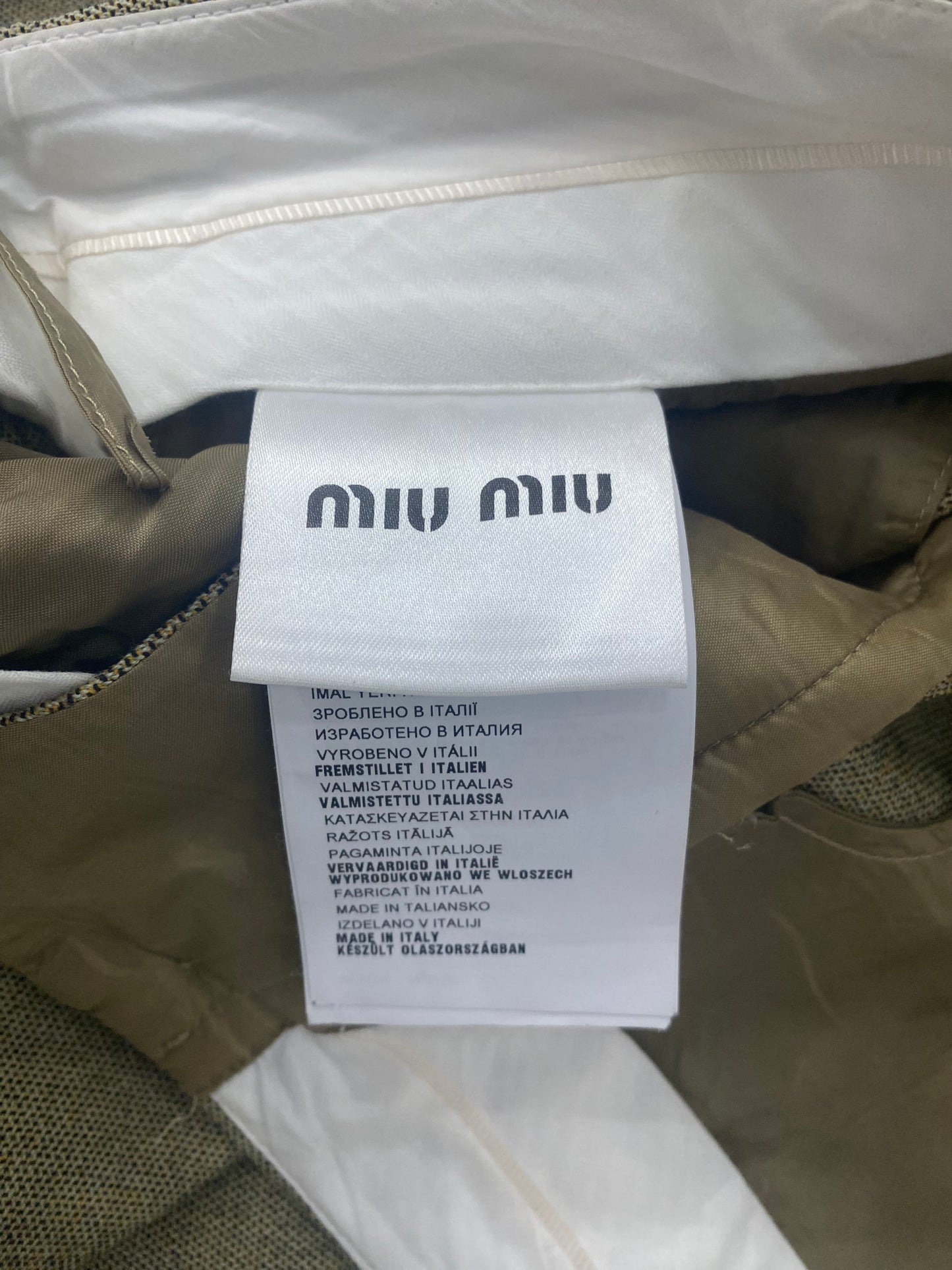 Pantalone Classico Miu Miu